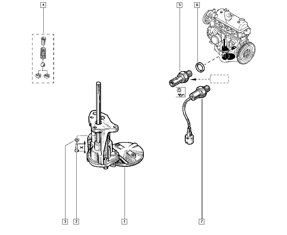 RENAULT 82 00 671 285 - Sensore, Pressione olio www.autoricambi360.it