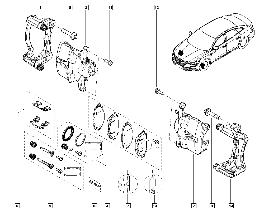 Cifam 822-1111-0 - Kit pastiglie freno, Freno a disco www.autoricambi360.it