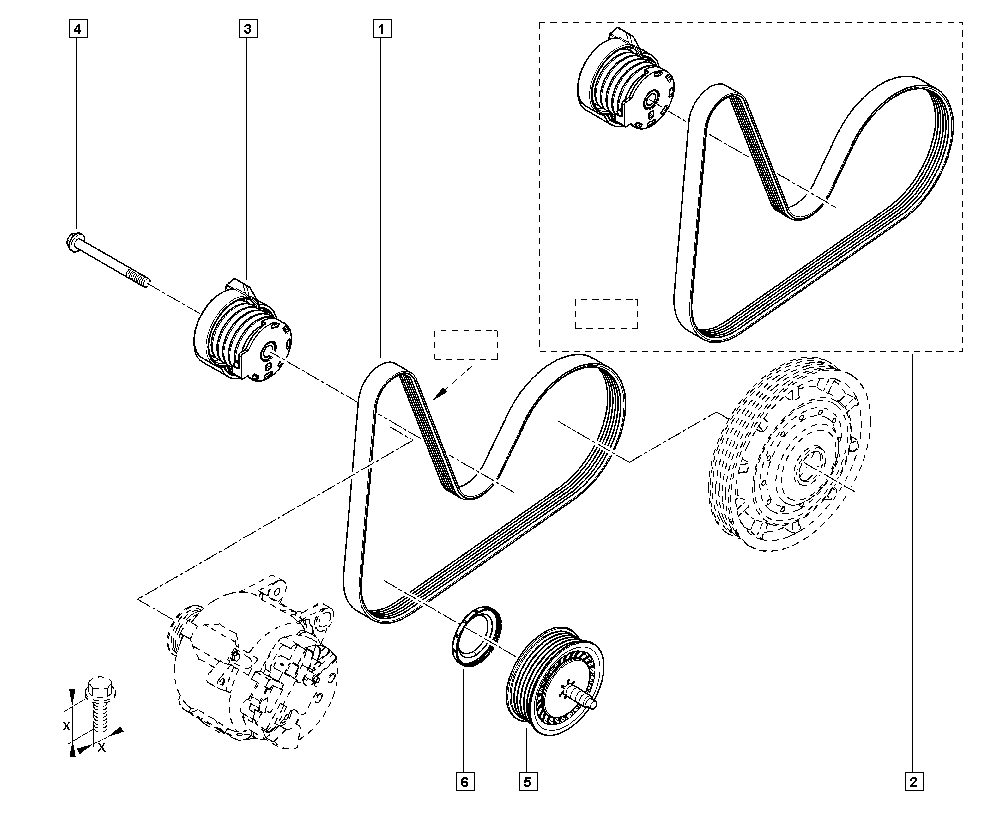 DAYCO 6PK1195 - Cinghia Poly-V www.autoricambi360.it