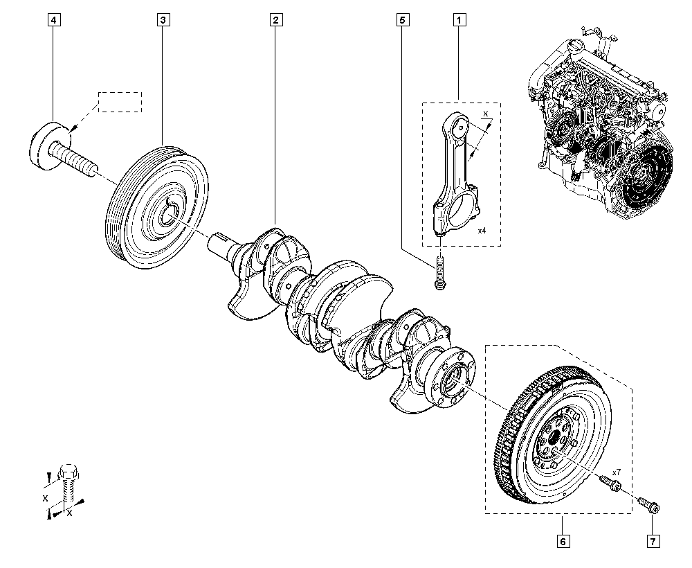 Autokit 03.90219 - Puleggia cinghia, Albero a gomiti www.autoricambi360.it