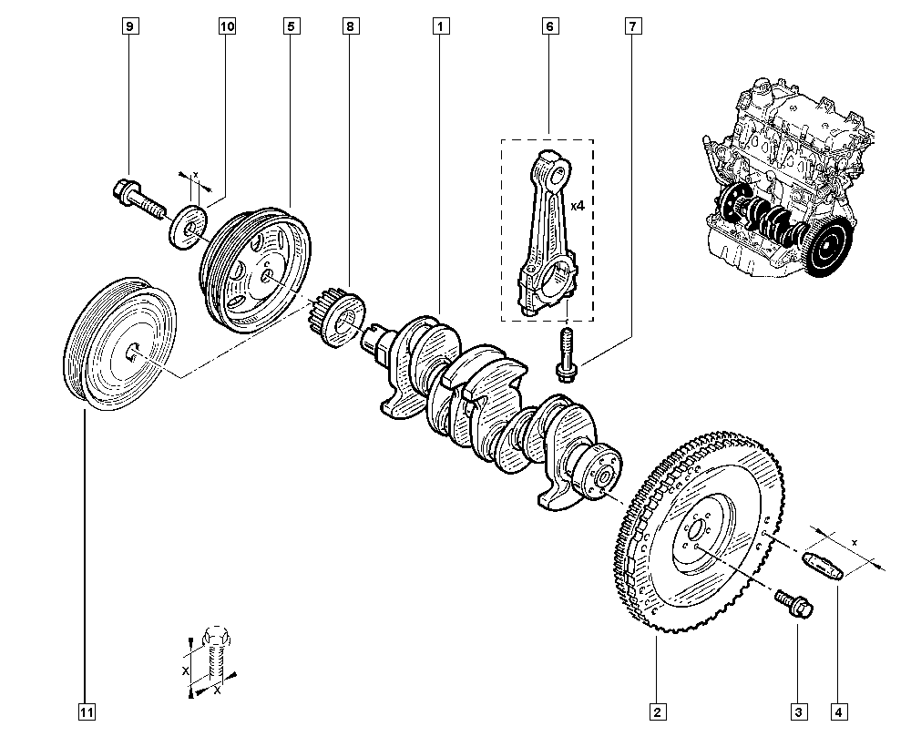 RENAULT 82 00 646 632 - Pompa acqua + Kit cinghie dentate www.autoricambi360.it