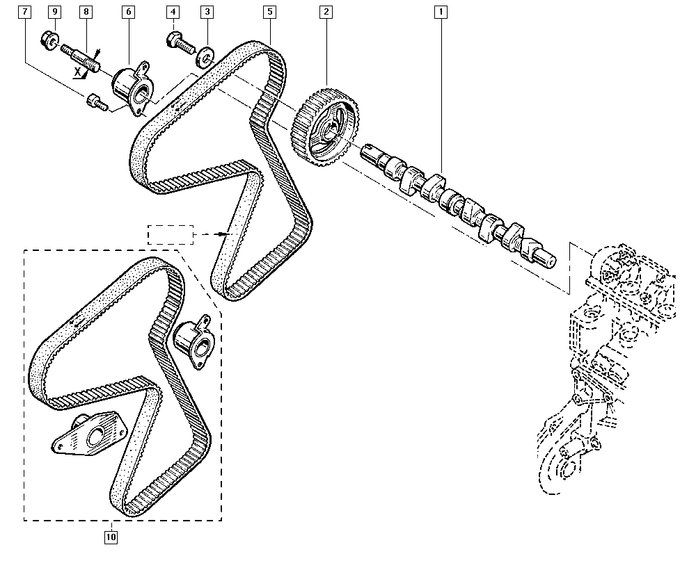 MOVIS ASTK1172 - Kit cinghie dentate www.autoricambi360.it