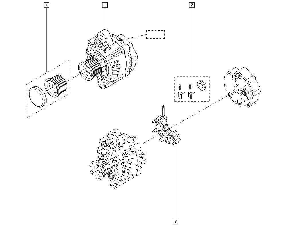 MOVIS AST2724 - Puleggia cinghia, Alternatore www.autoricambi360.it