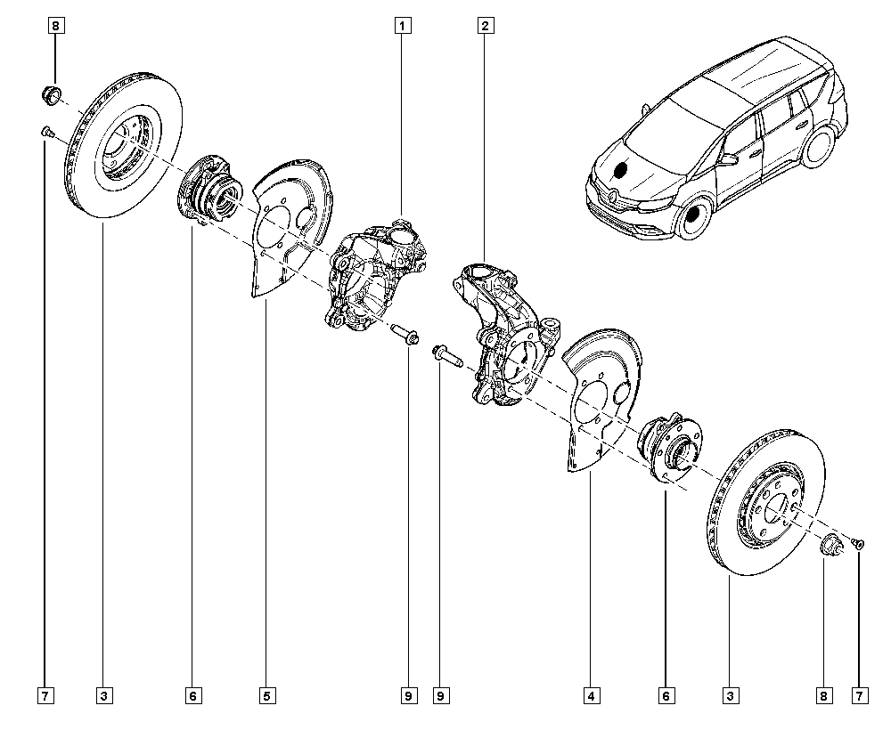 RENAULT 402026199R - Kit cuscinetto ruota www.autoricambi360.it