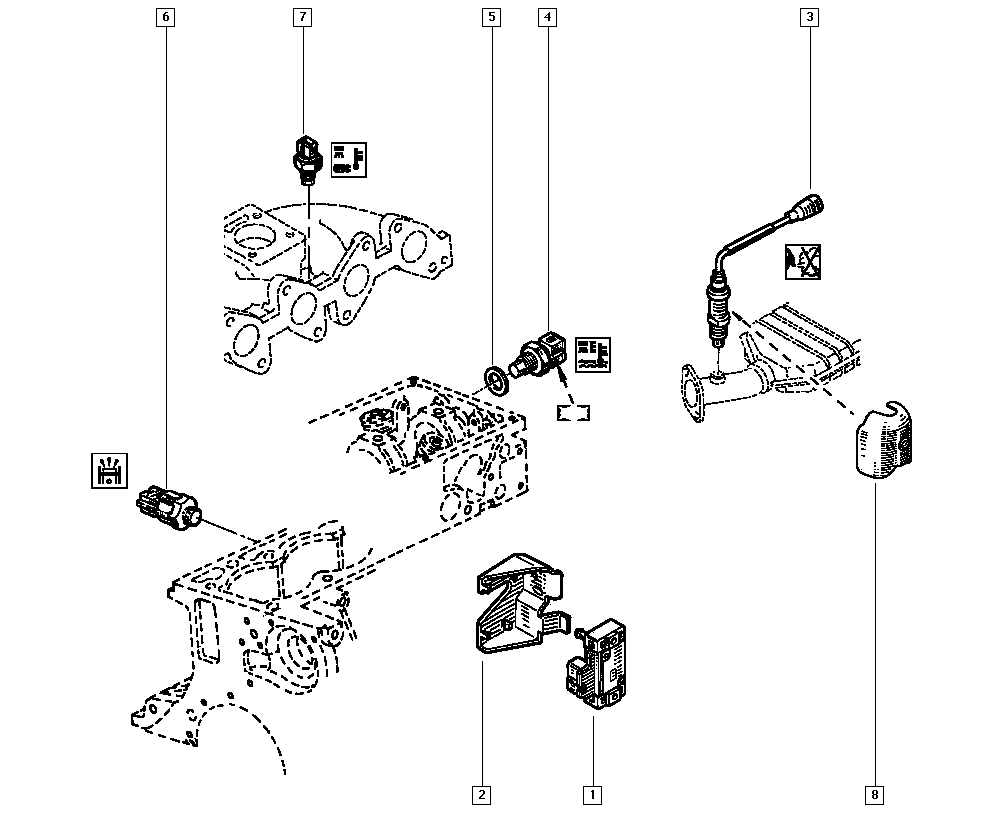 RENAULT 77 00 737 571 - Sensore, Temperatura refrigerante www.autoricambi360.it