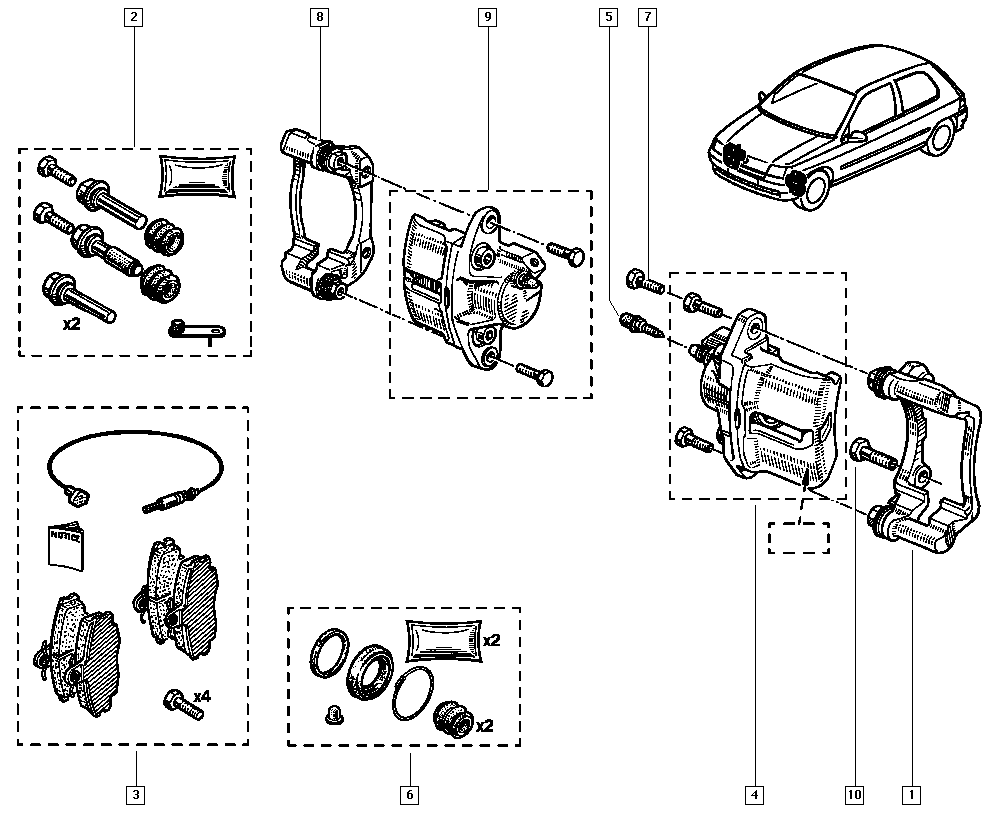 TRW GDB1465 - Kit pastiglie freno, Freno a disco www.autoricambi360.it
