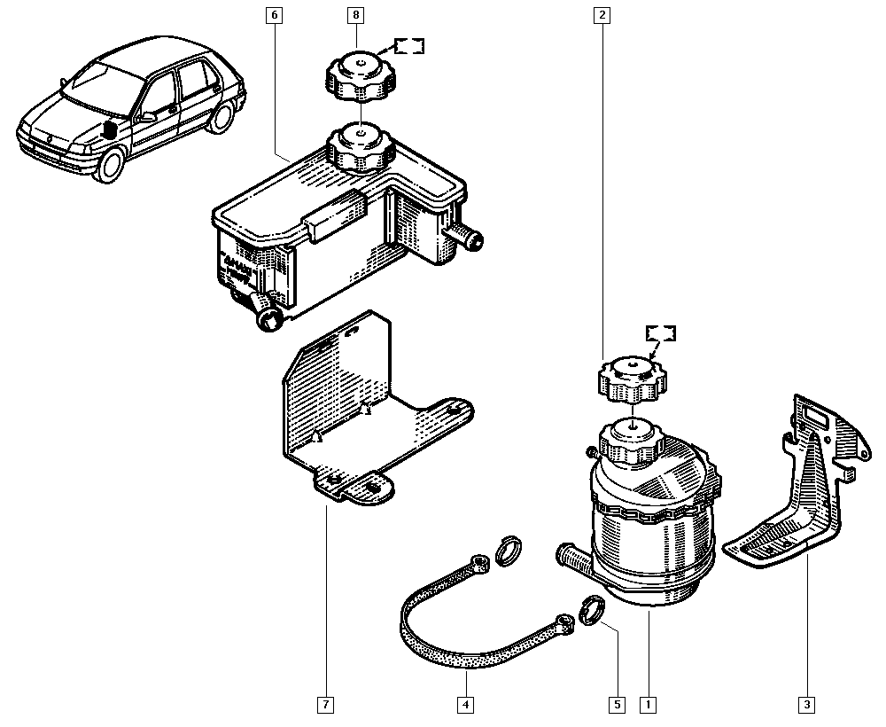 RENAULT 7701203218 - Serbatoio compensazione, Refrigerante www.autoricambi360.it
