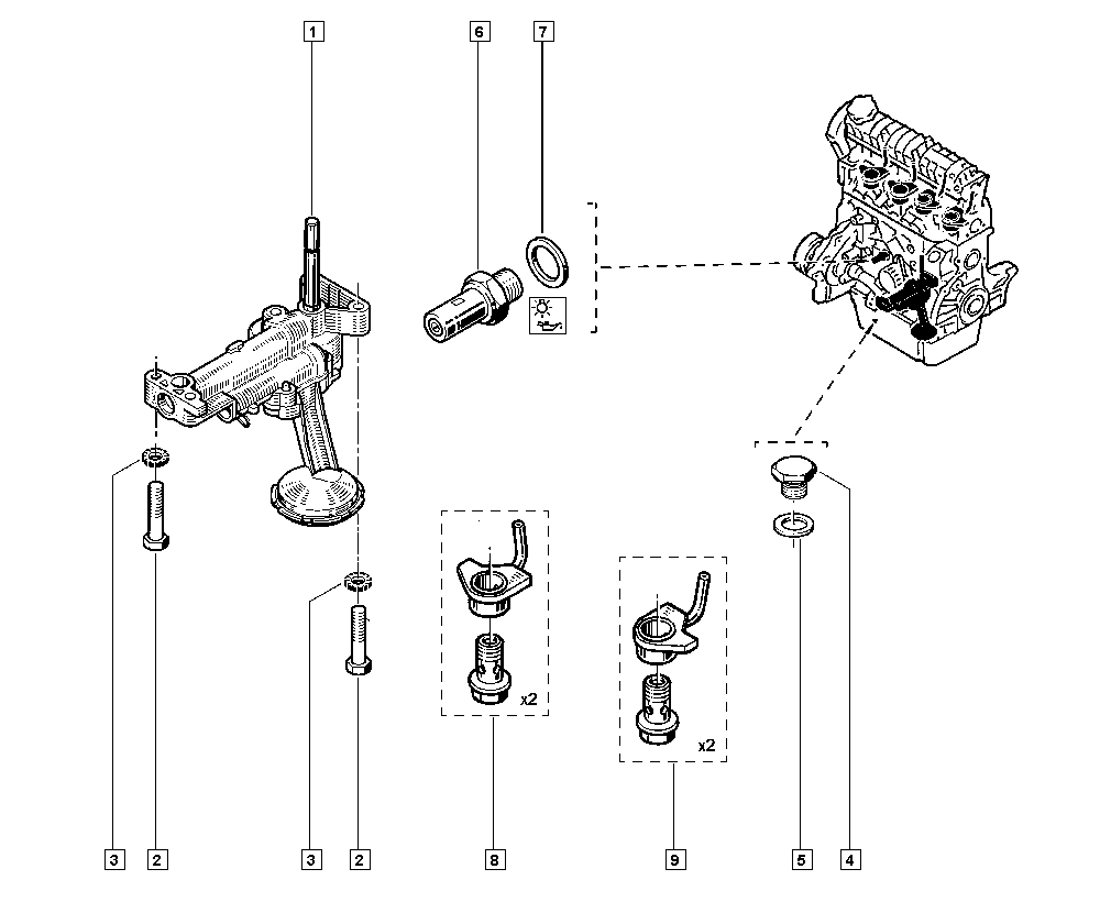 RENAULT 77 00 845 214 - Sensore, Pressione olio www.autoricambi360.it