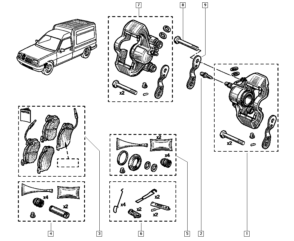 Samko 5SP271 - Kit pastiglie freno, Freno a disco www.autoricambi360.it