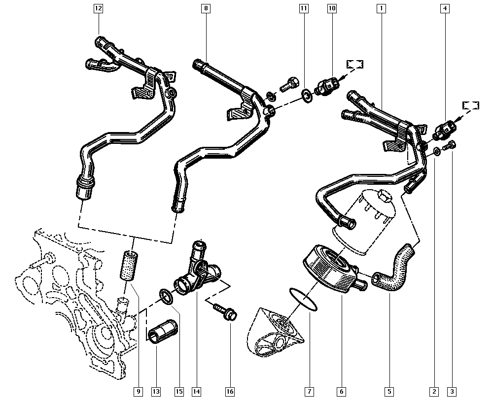 RENAULT 77 00 737 571 - Sensore, Temperatura refrigerante www.autoricambi360.it