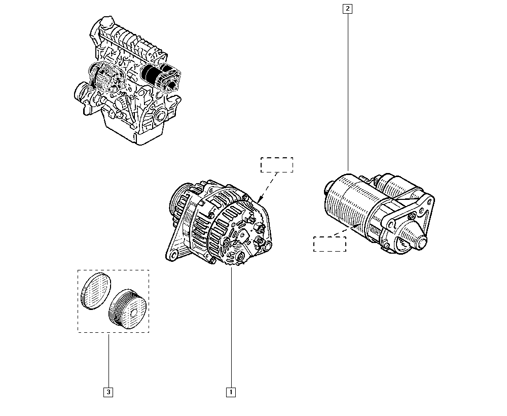 GATES OAP7043 - Puleggia cinghia, Alternatore www.autoricambi360.it