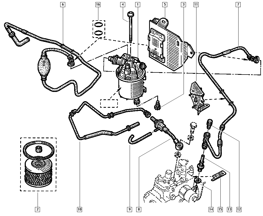 AVS Autoparts F686 - Filtro carburante www.autoricambi360.it