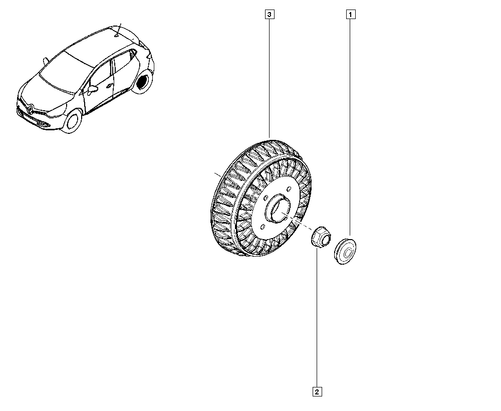 RENAULT 7703034250 - Kit cuscinetto ruota www.autoricambi360.it