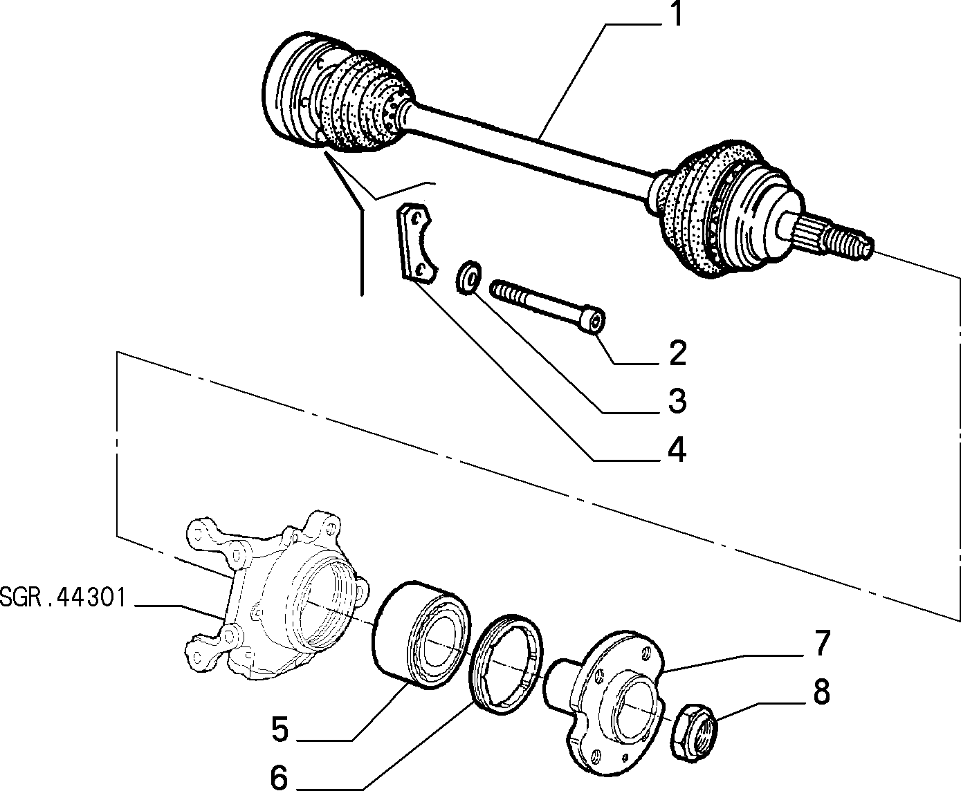 FCA 46529970 - Kit cuscinetto ruota www.autoricambi360.it