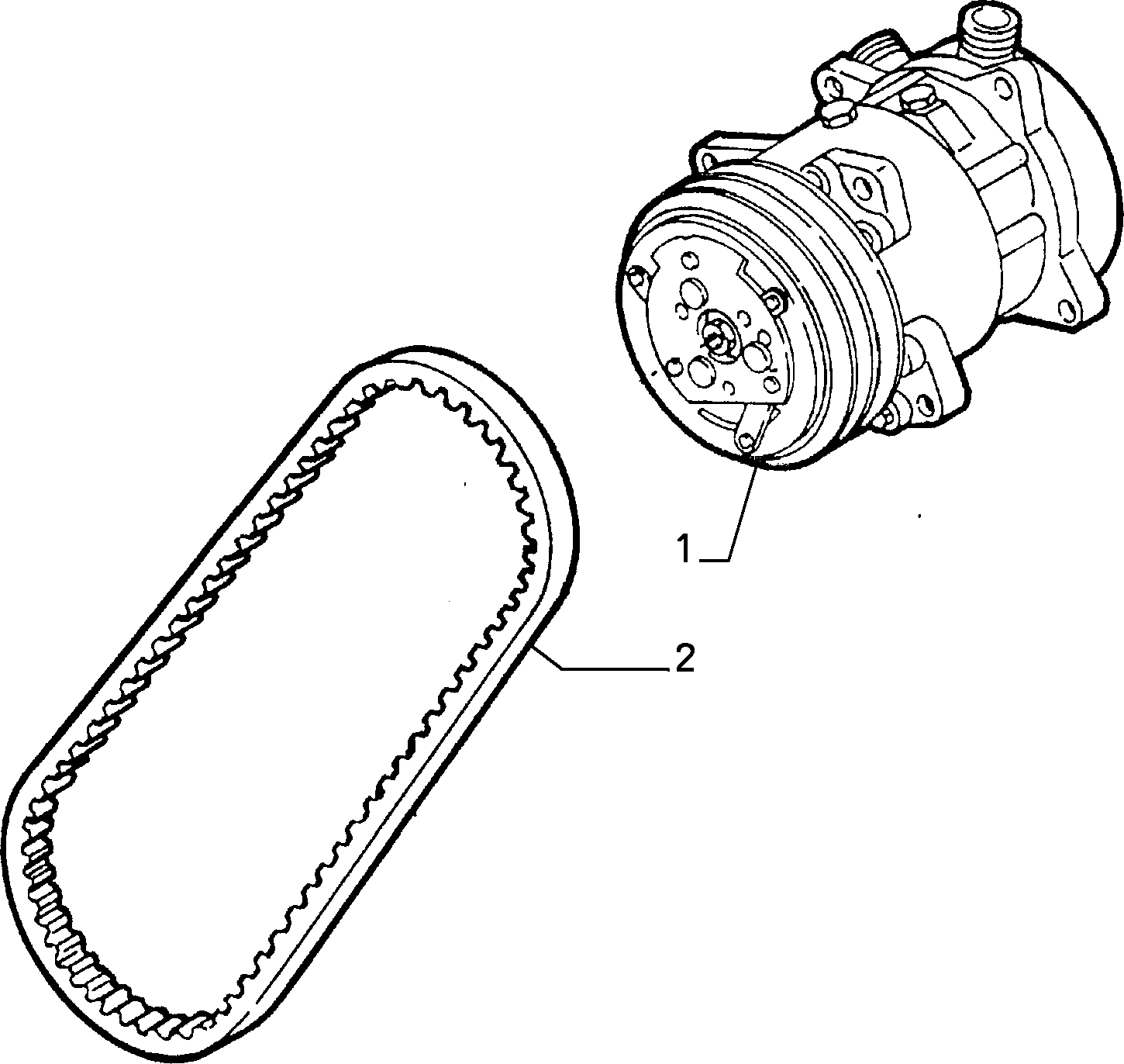 FCA 60548814 - Cinghia trapezoidale www.autoricambi360.it