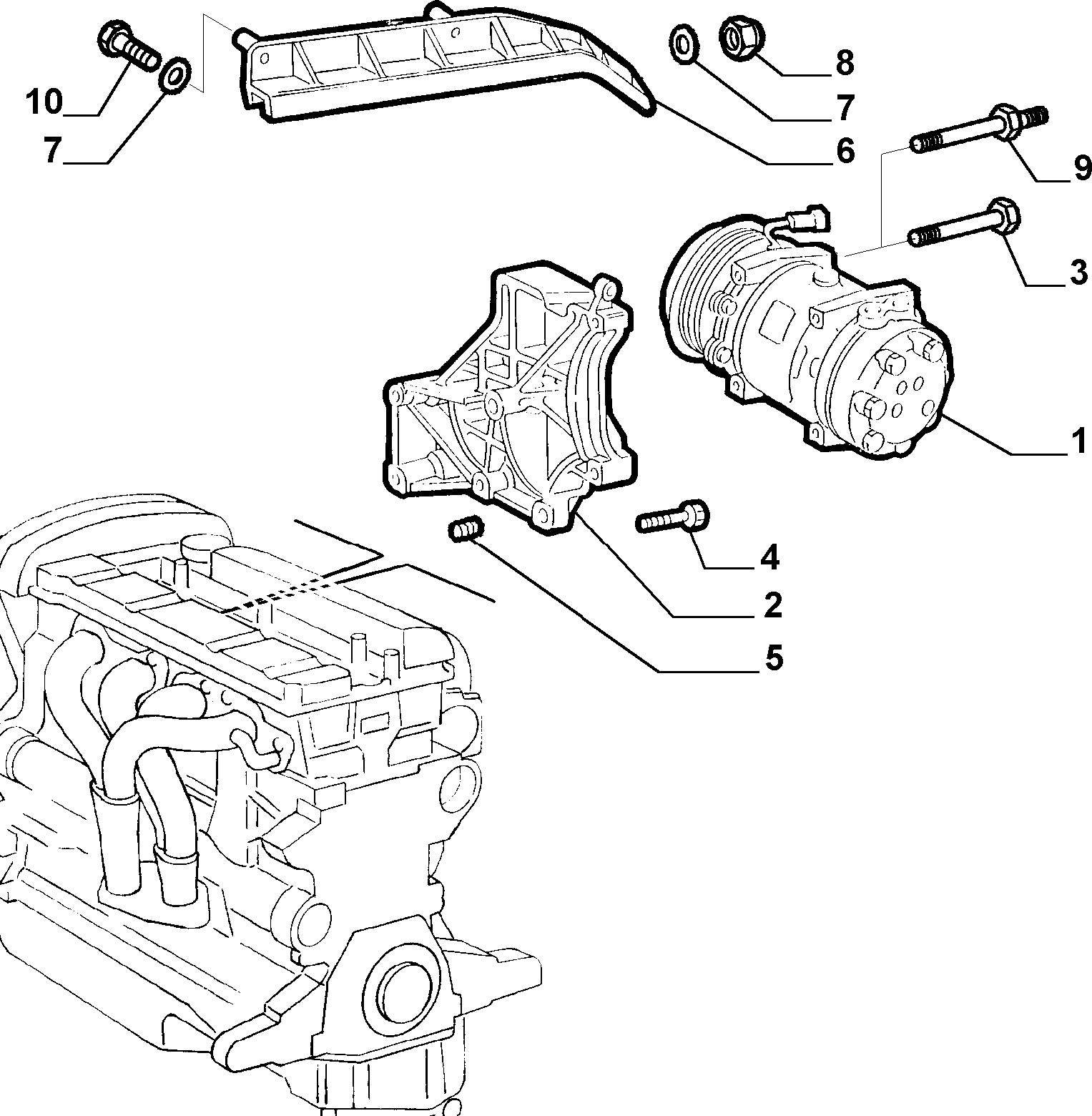 FCA 606 5365 2 - Compressore, Climatizzatore www.autoricambi360.it