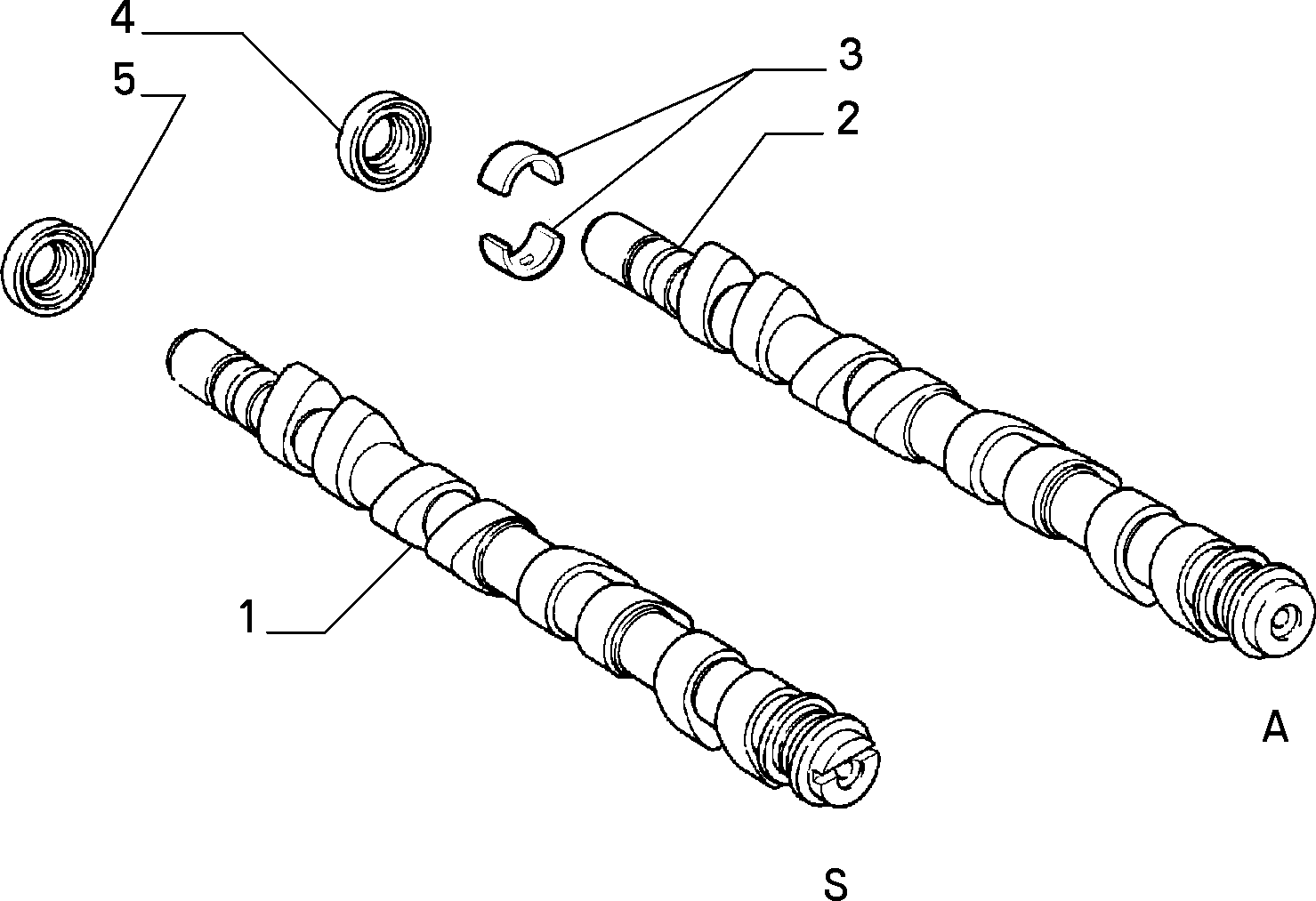 FCA 60 603 436 - Paraolio, Albero a camme www.autoricambi360.it