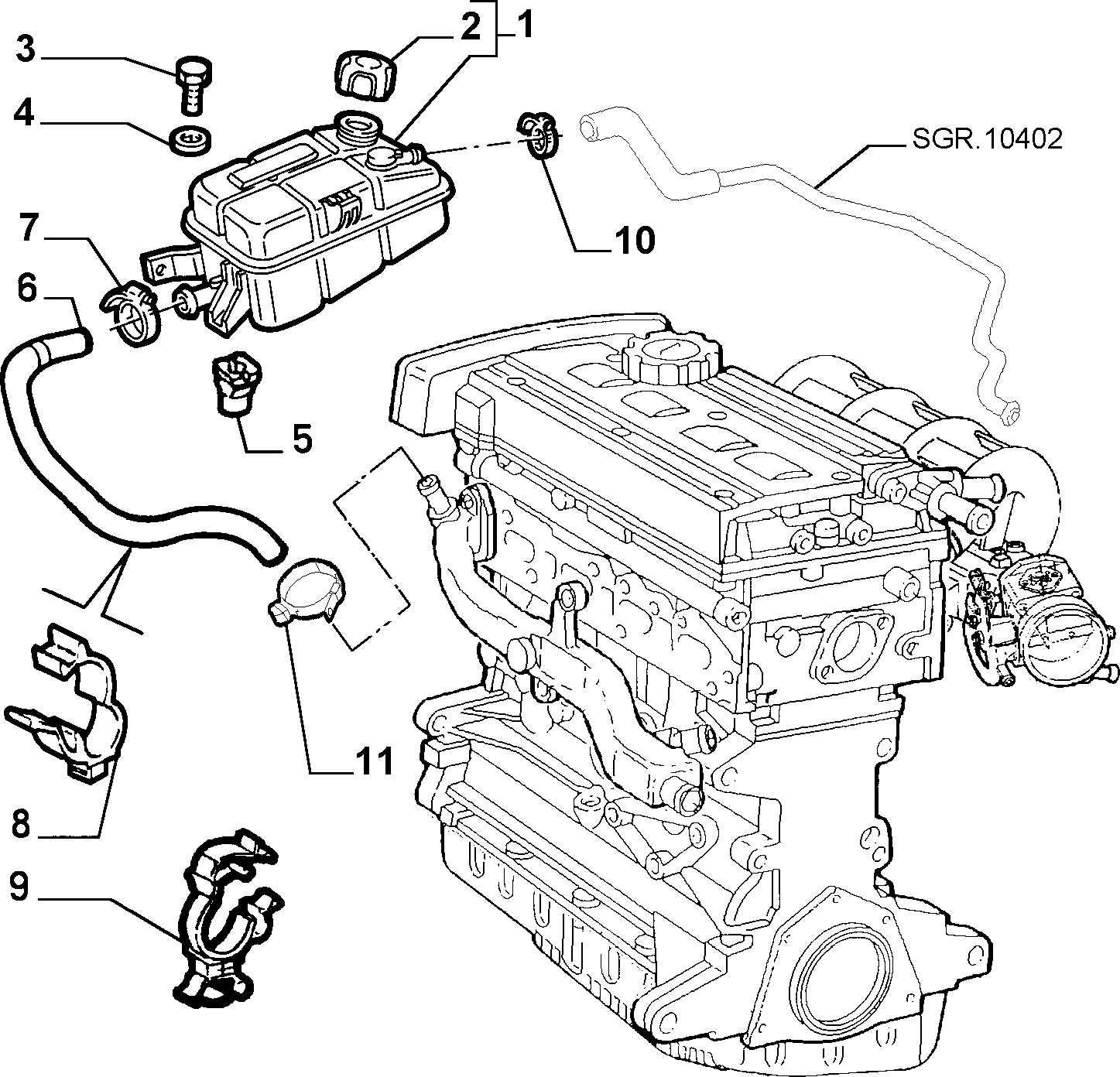 FORD 46 742 378 - Tappo, serbatoio refrigerante www.autoricambi360.it