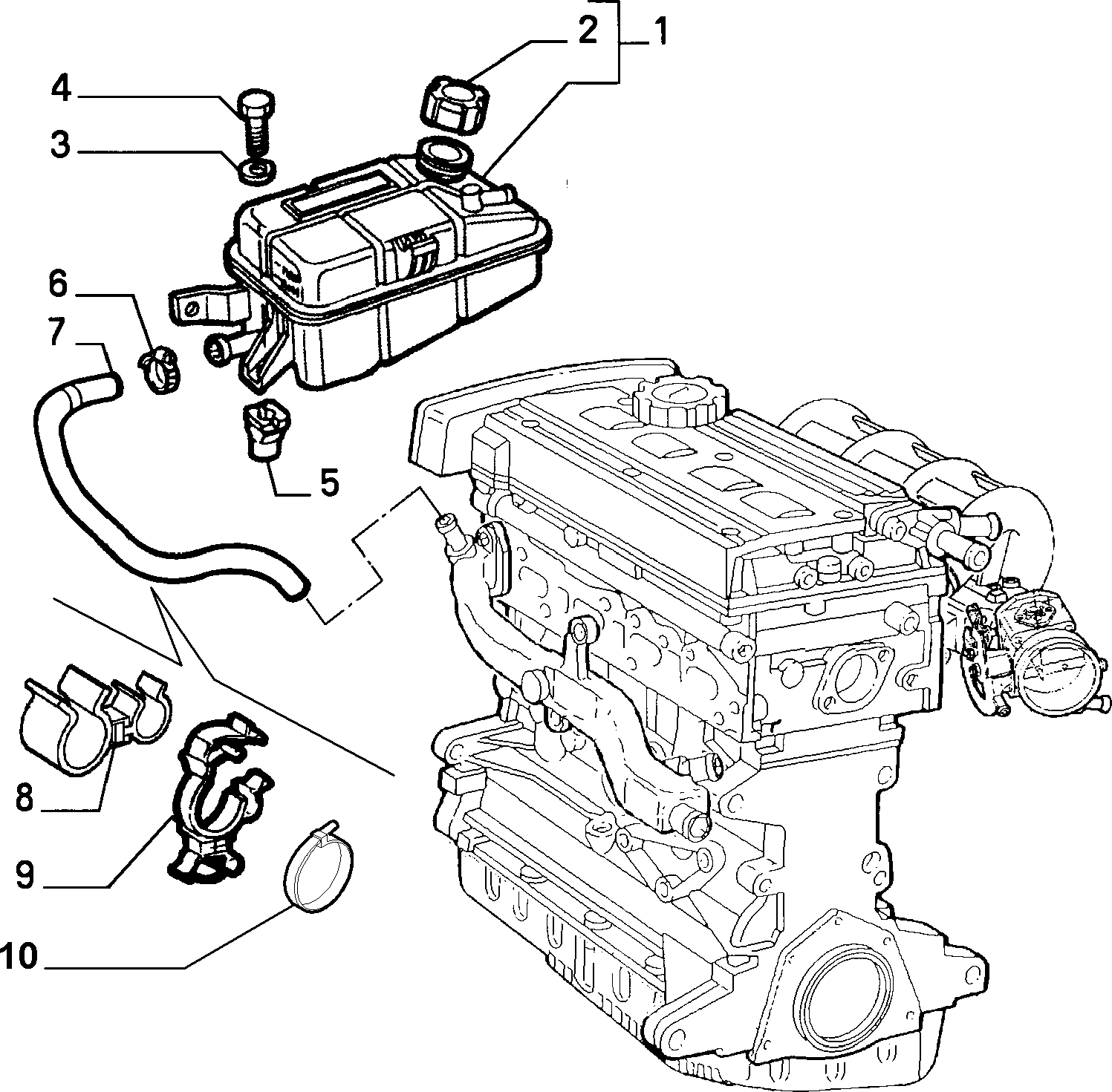 FCA 60 693 147 - Serbatoio compensazione, Refrigerante www.autoricambi360.it