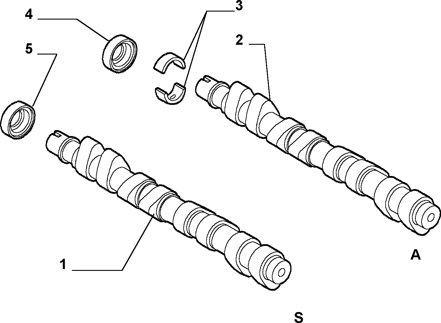 FCA 60 603 436 - Paraolio, Albero a camme www.autoricambi360.it
