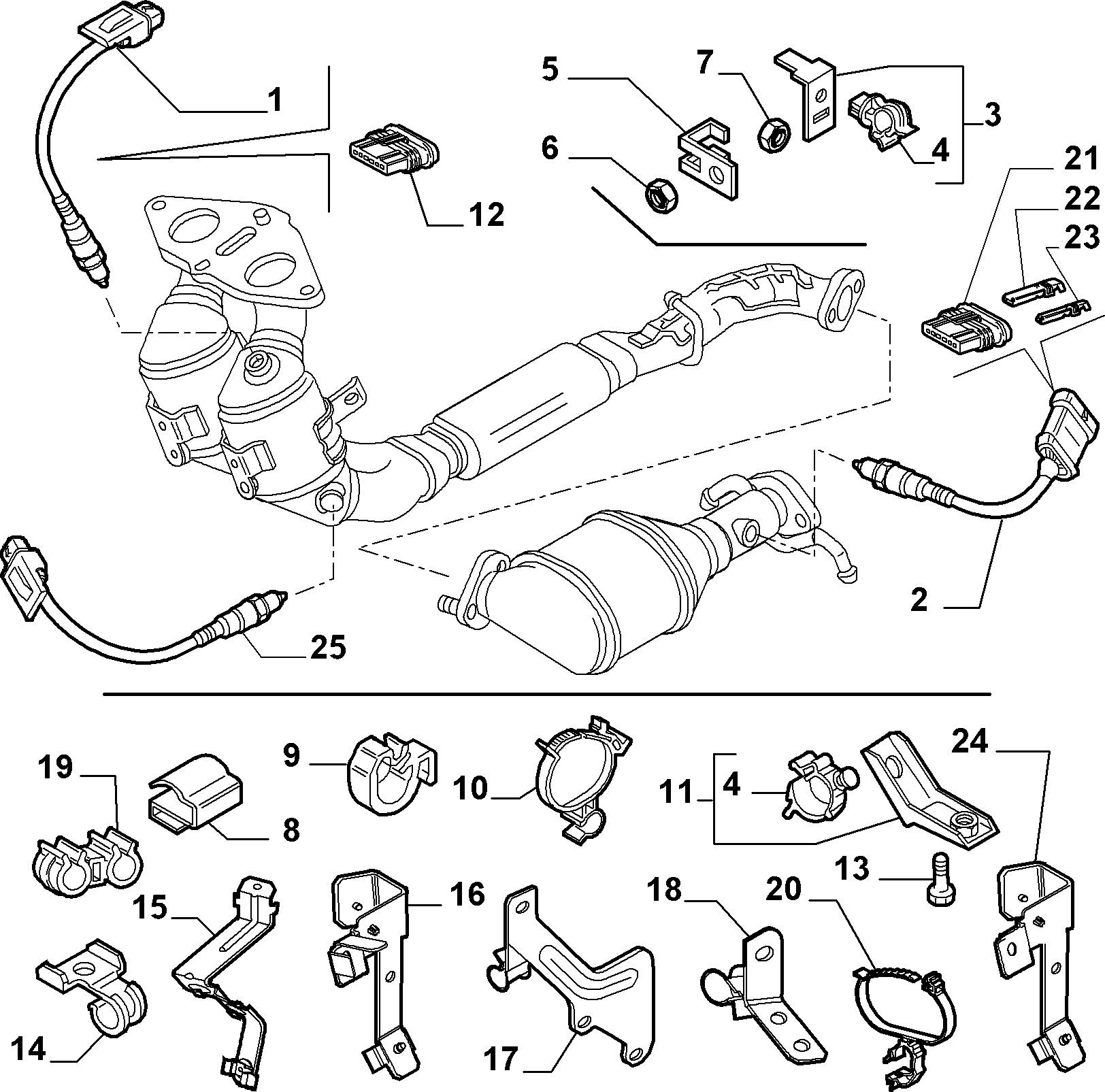 FCA 46 75 02 43 - Sonda lambda www.autoricambi360.it