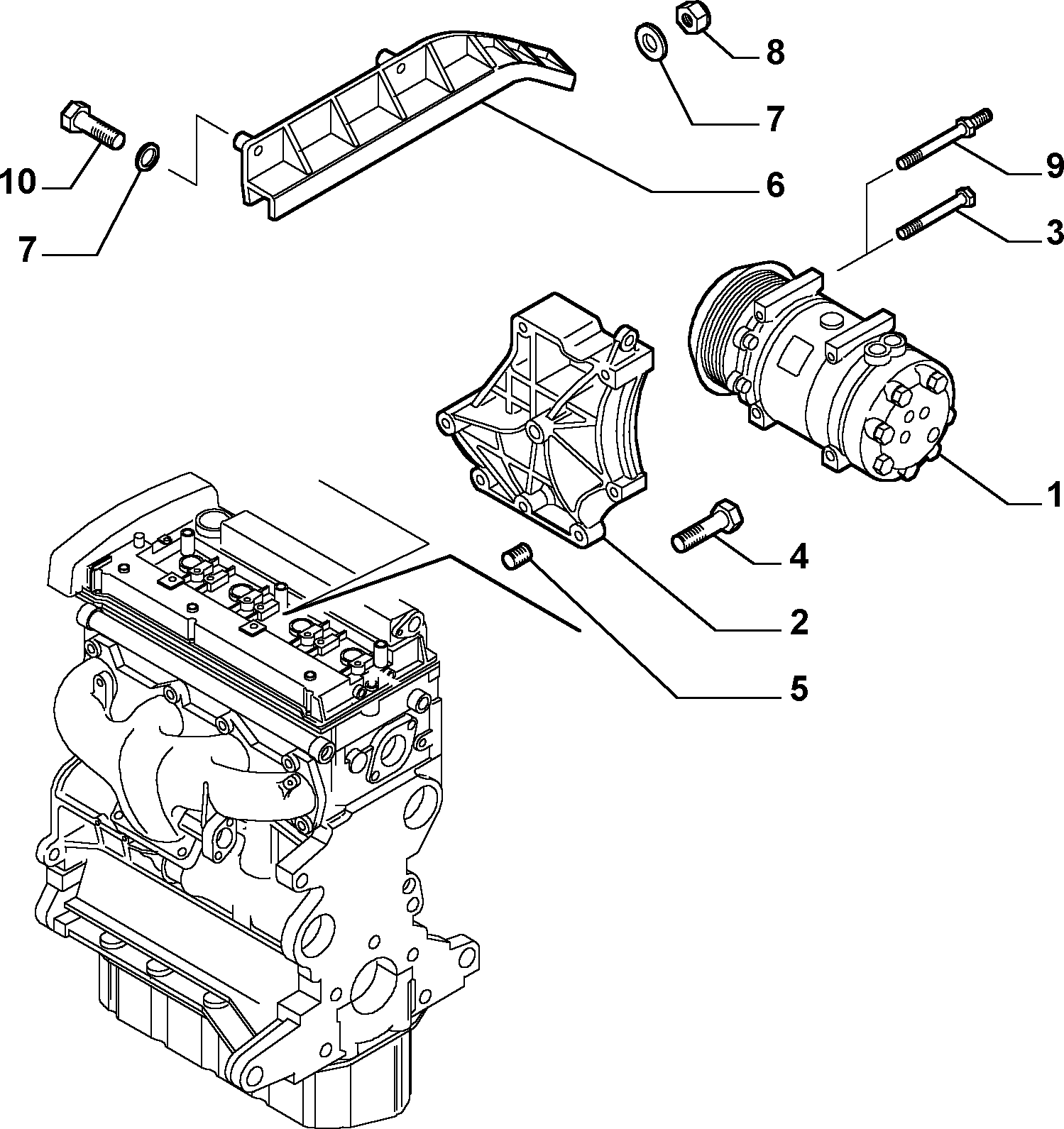 FCA 606 5365 2 - Compressore, Climatizzatore www.autoricambi360.it