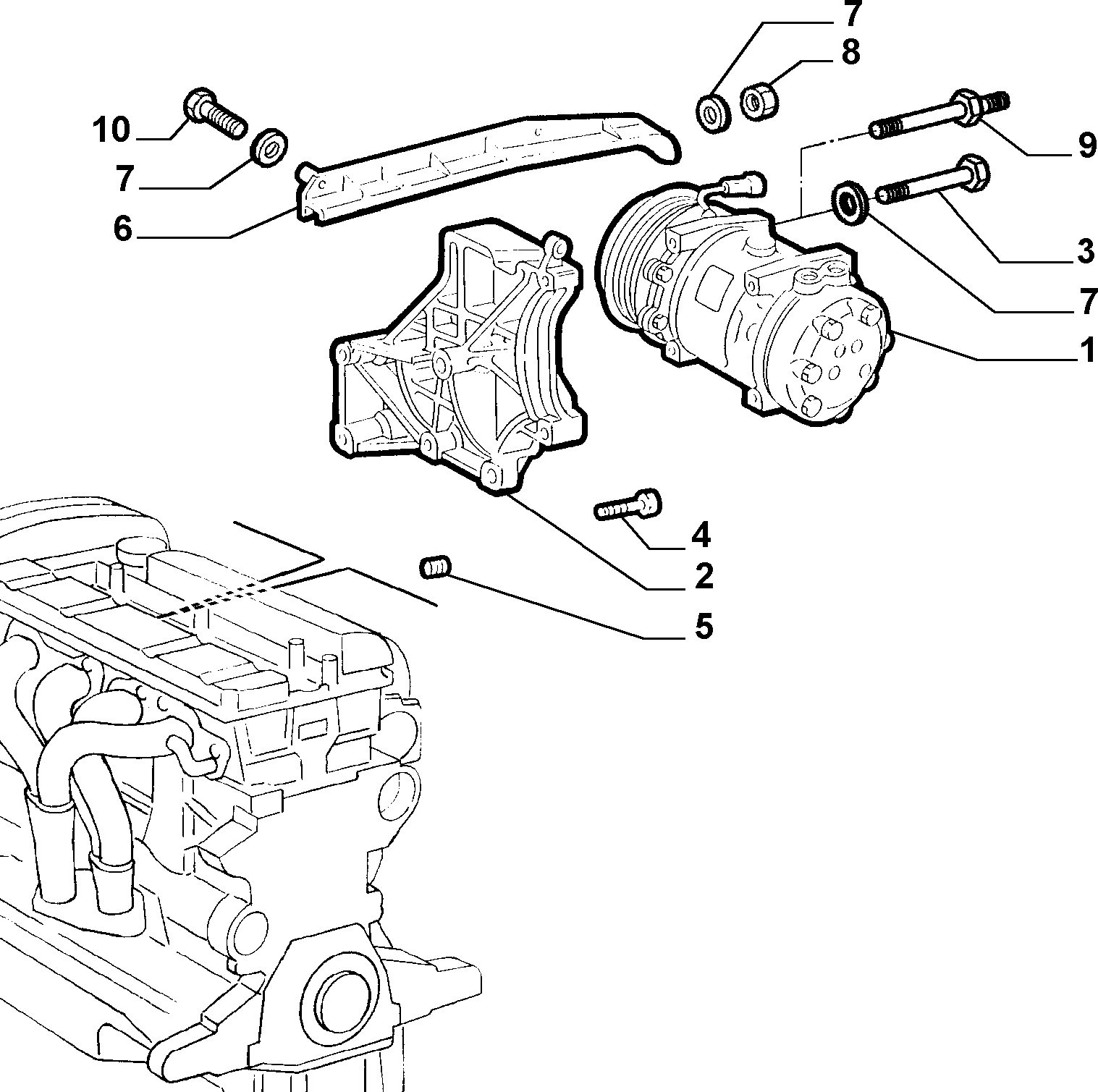 FCA 606 5365 2 - Compressore, Climatizzatore www.autoricambi360.it