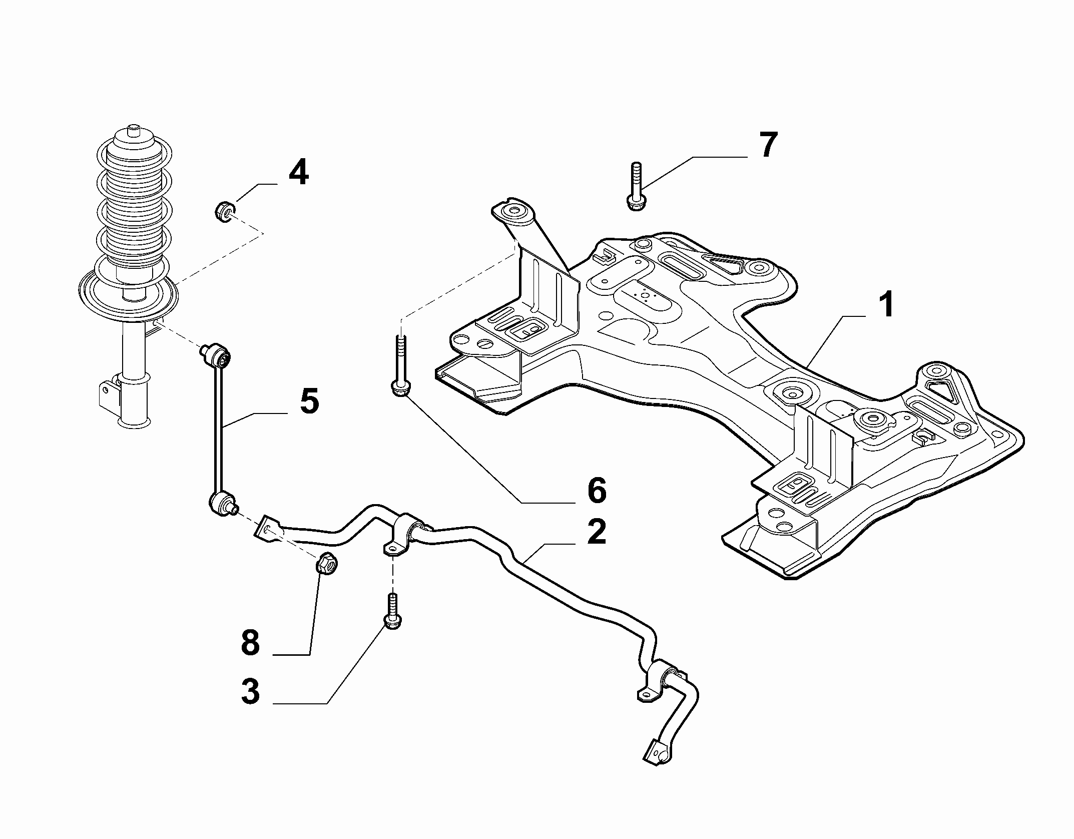 FCA 51805870 - Asta / Puntone, Stabilizzatore www.autoricambi360.it