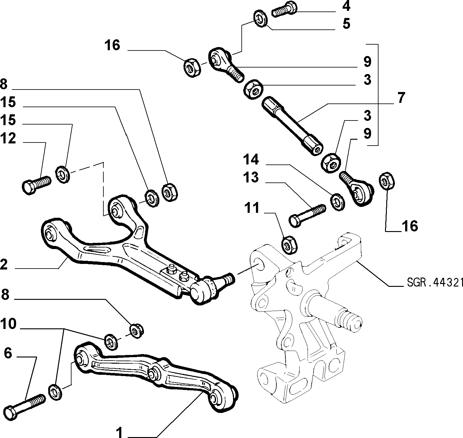 FCA 15503821 - Kit riparazione, Sospensione ruota www.autoricambi360.it
