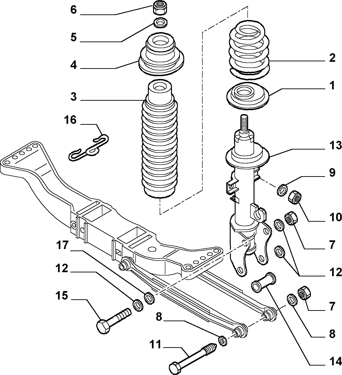 FCA 60650550 - Kit parapolvere, Ammortizzatore www.autoricambi360.it