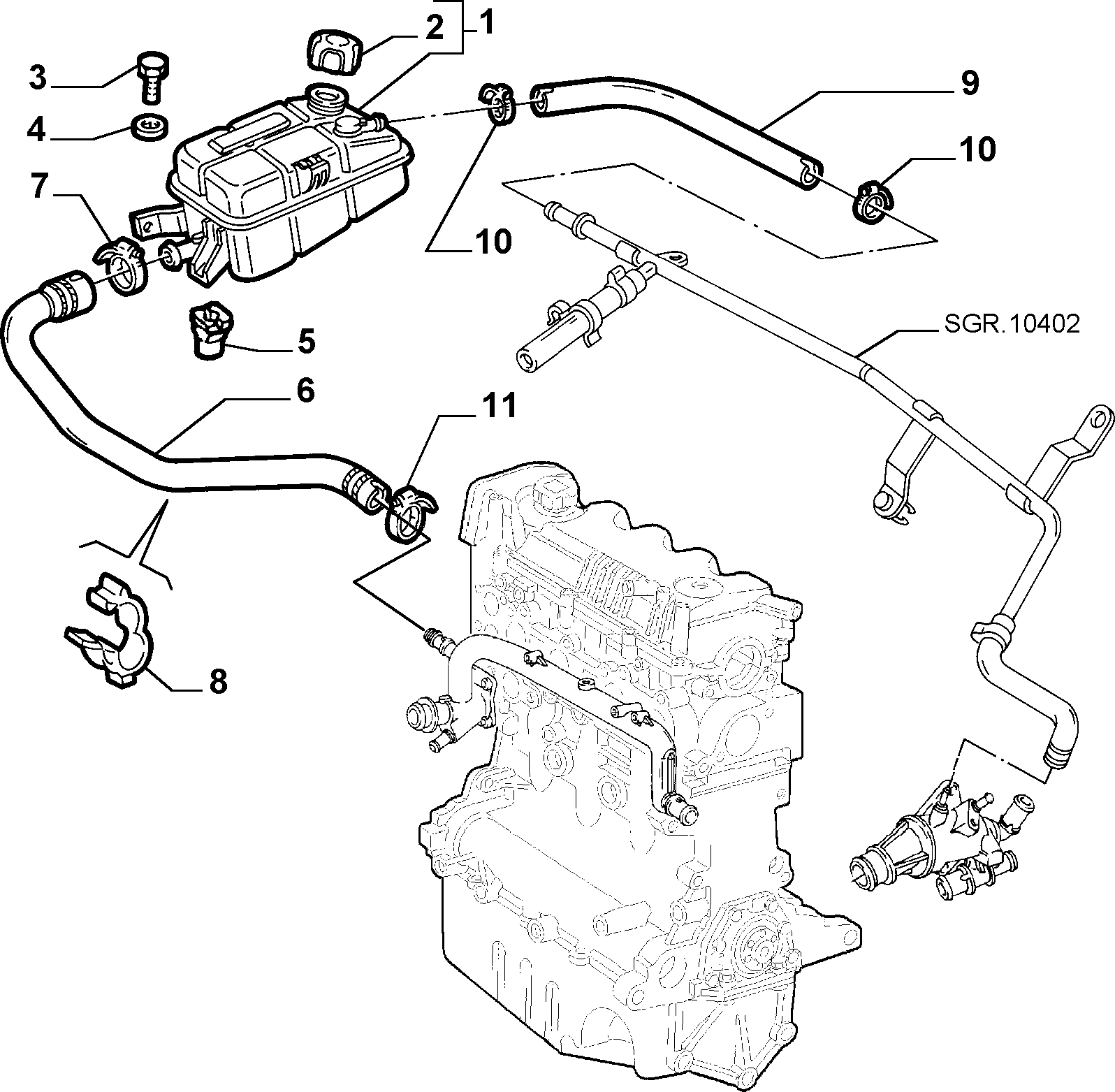 FORD 46 742 378 - Tappo, serbatoio refrigerante www.autoricambi360.it