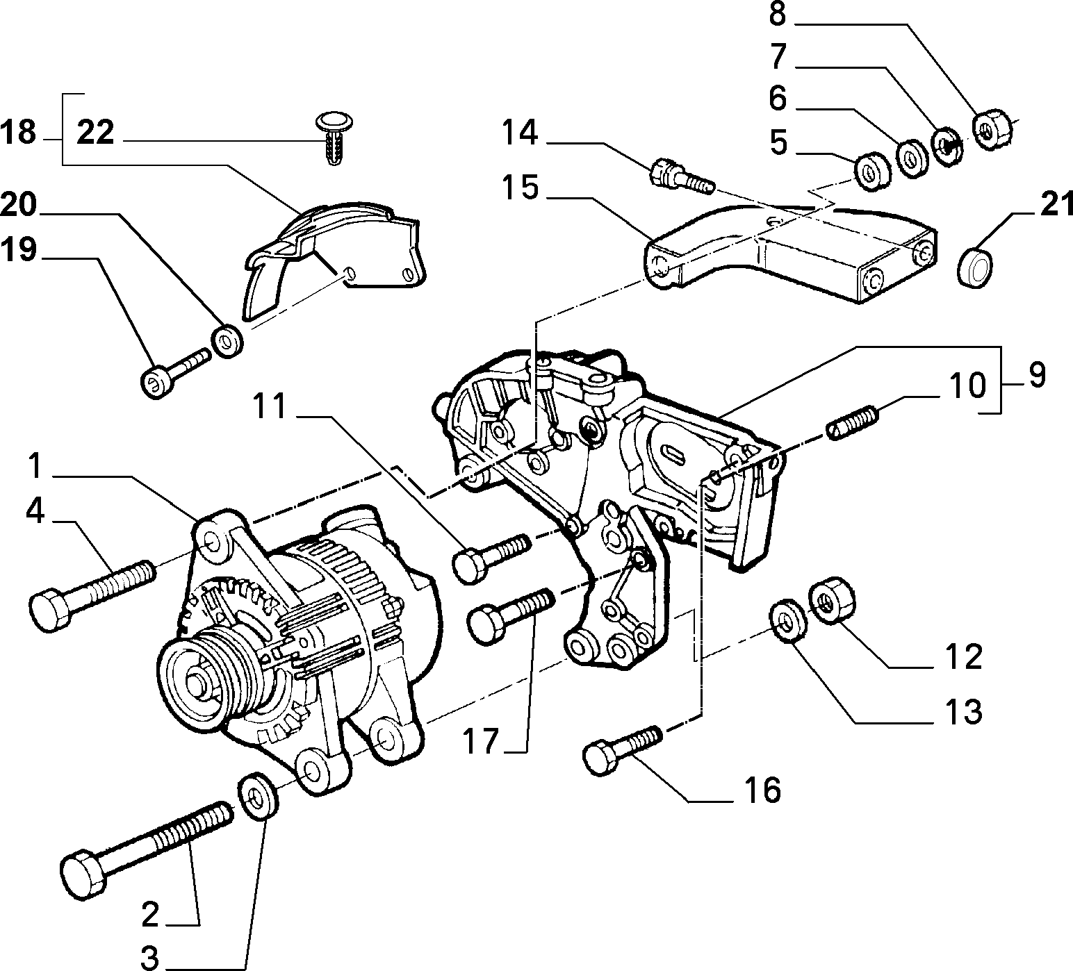 FCA 467 8221 3 - Alternatore www.autoricambi360.it