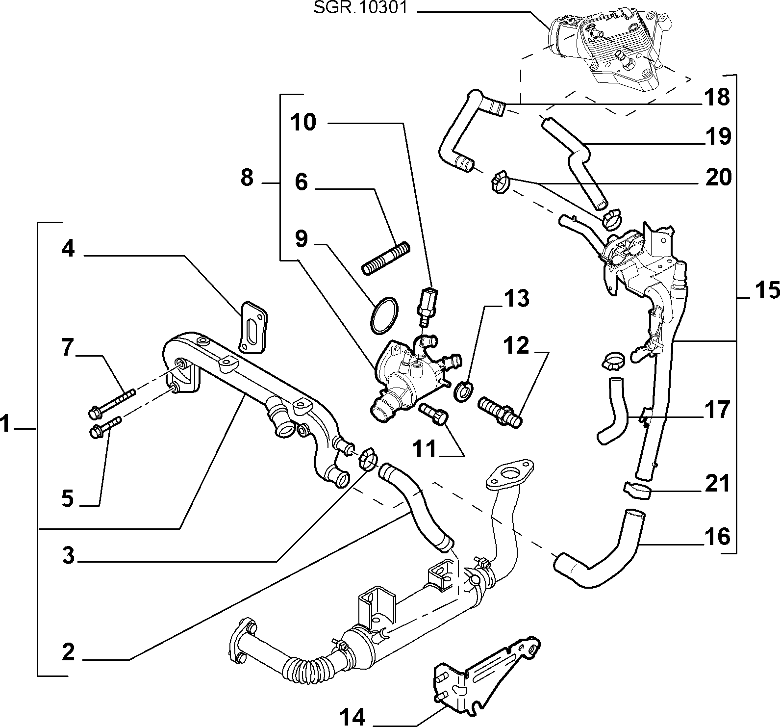 FCA 551 8805 8 - Sensore, Temperatura refrigerante www.autoricambi360.it