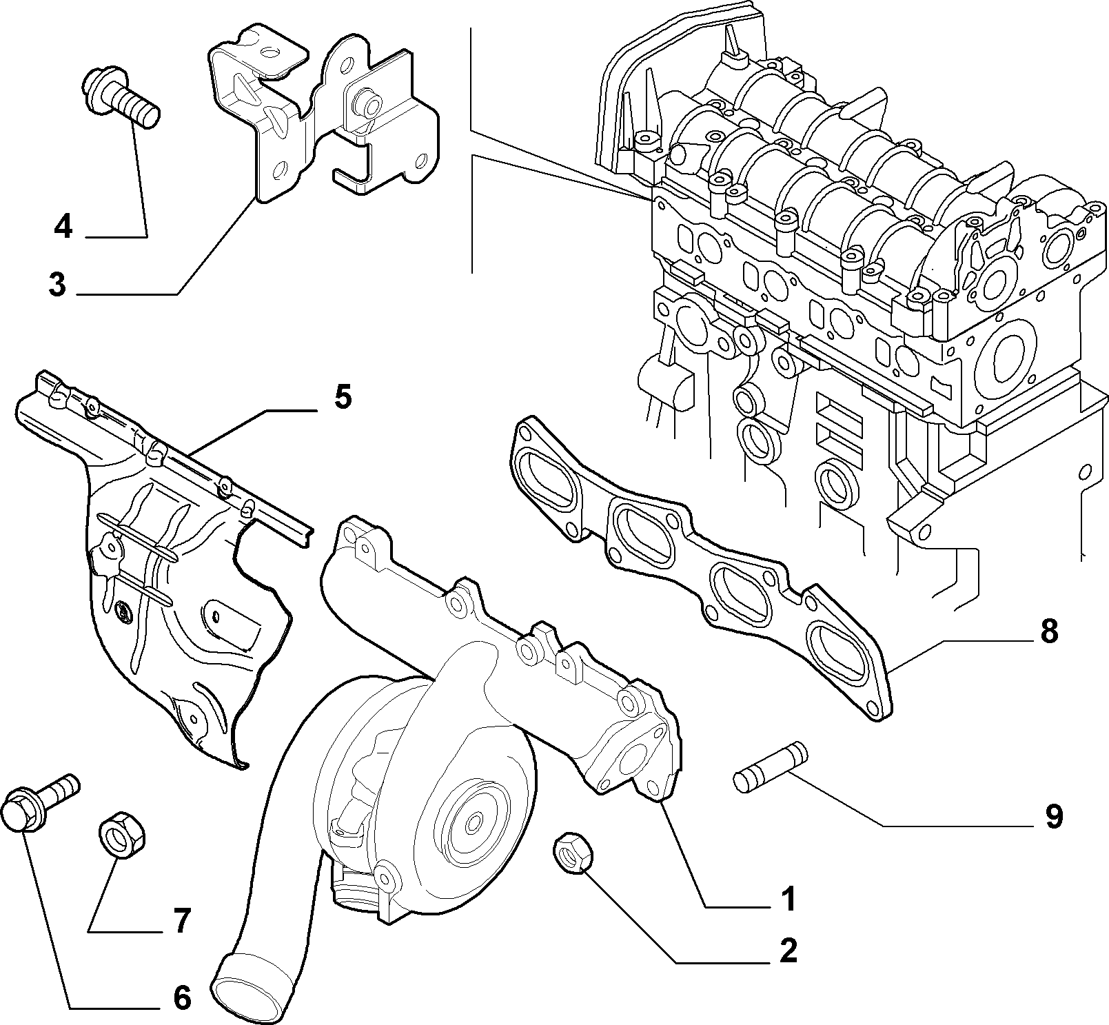 FCA 55205358* - Turbocompressore, Sovralimentazione www.autoricambi360.it