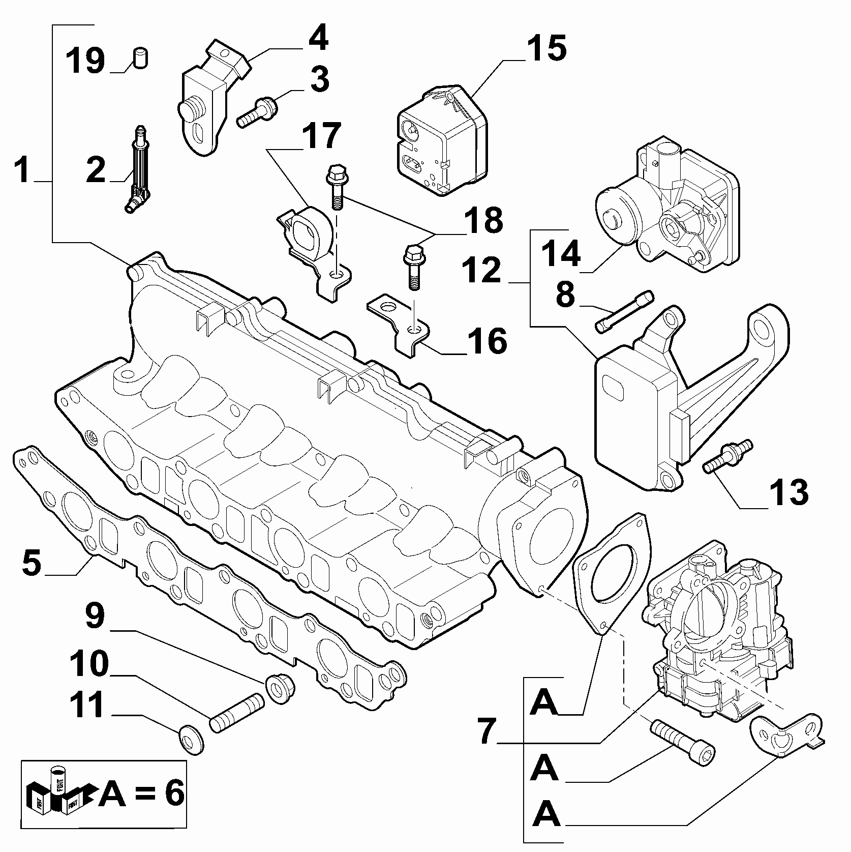 FCA 55 206 797 - Sensore, Pressione alimentazione www.autoricambi360.it