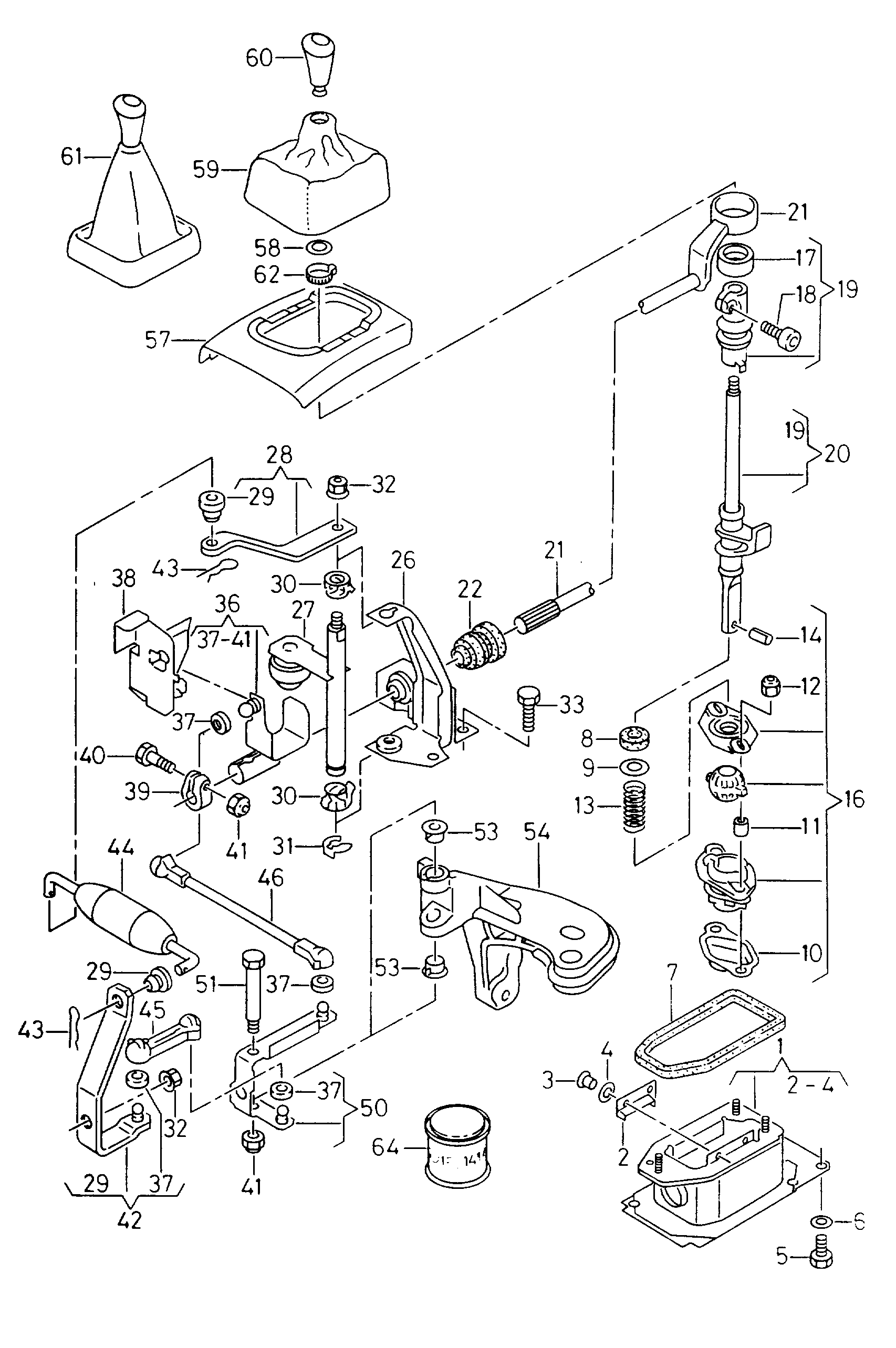 MI.R.A. 32/2841 - Kit riparazione, Leva cambio www.autoricambi360.it
