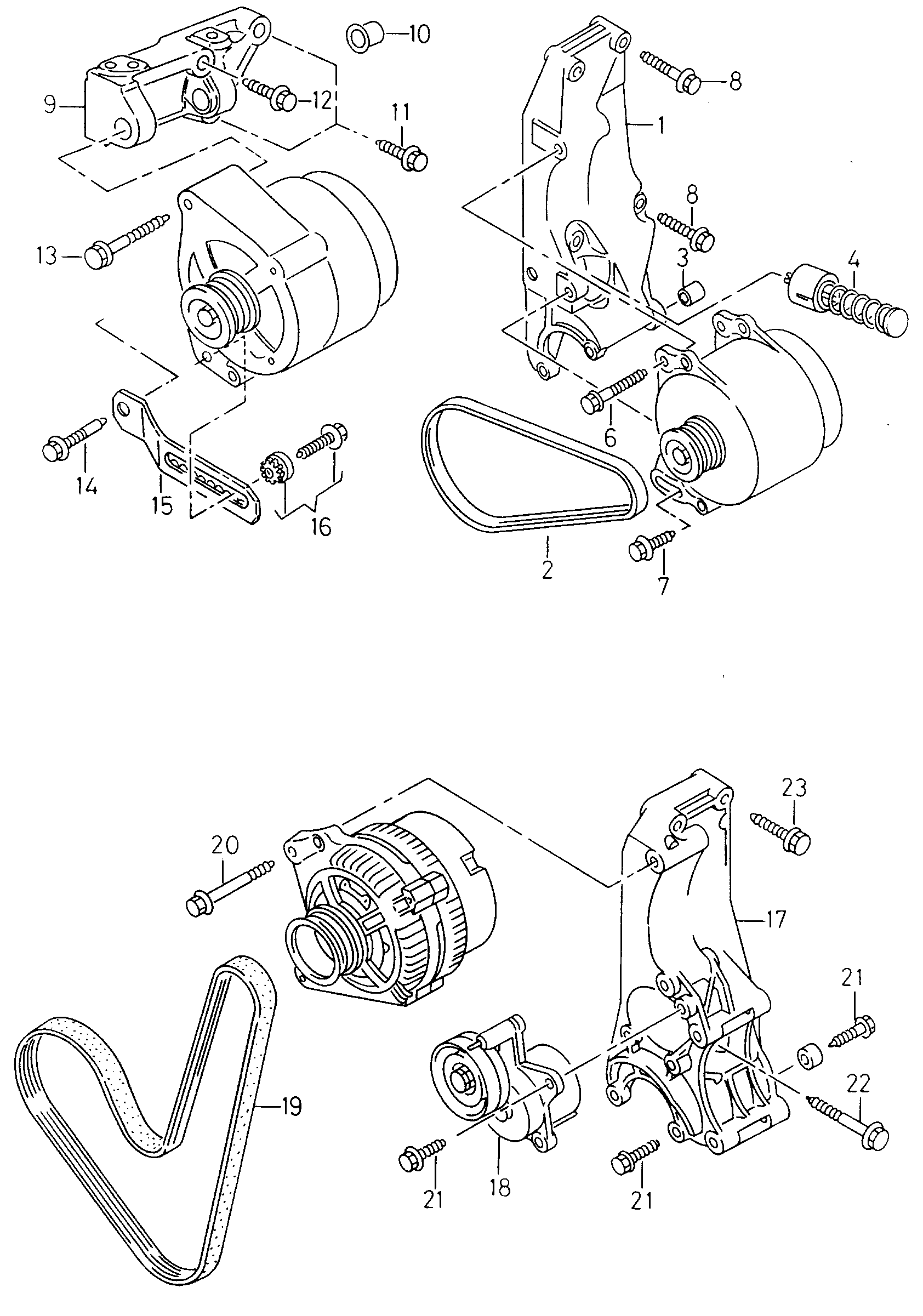VAG 030 145 933 R - Cinghia Poly-V www.autoricambi360.it