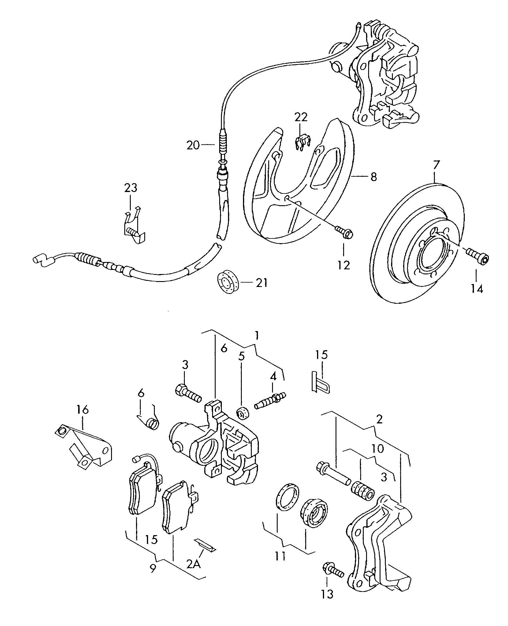 VAG 7M3698451F - Kit pastiglie freno, Freno a disco www.autoricambi360.it