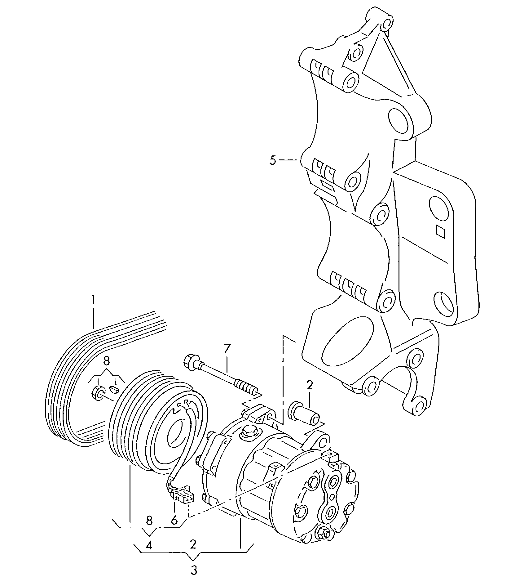FORD 7M3820803B - Compressore, Climatizzatore www.autoricambi360.it