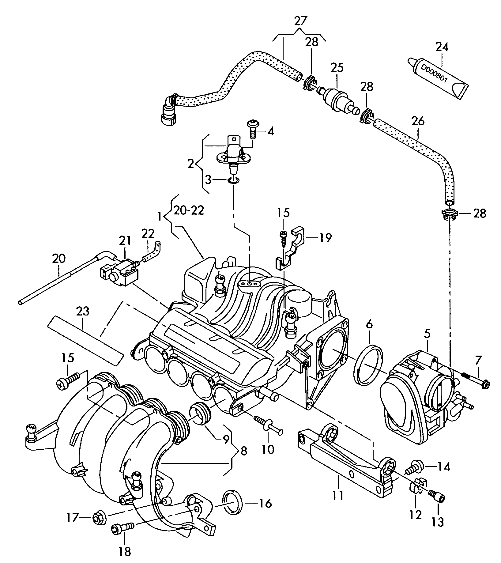 VAG N 903 487 04 - Vite centraggio, Puleggia-Albero motore www.autoricambi360.it