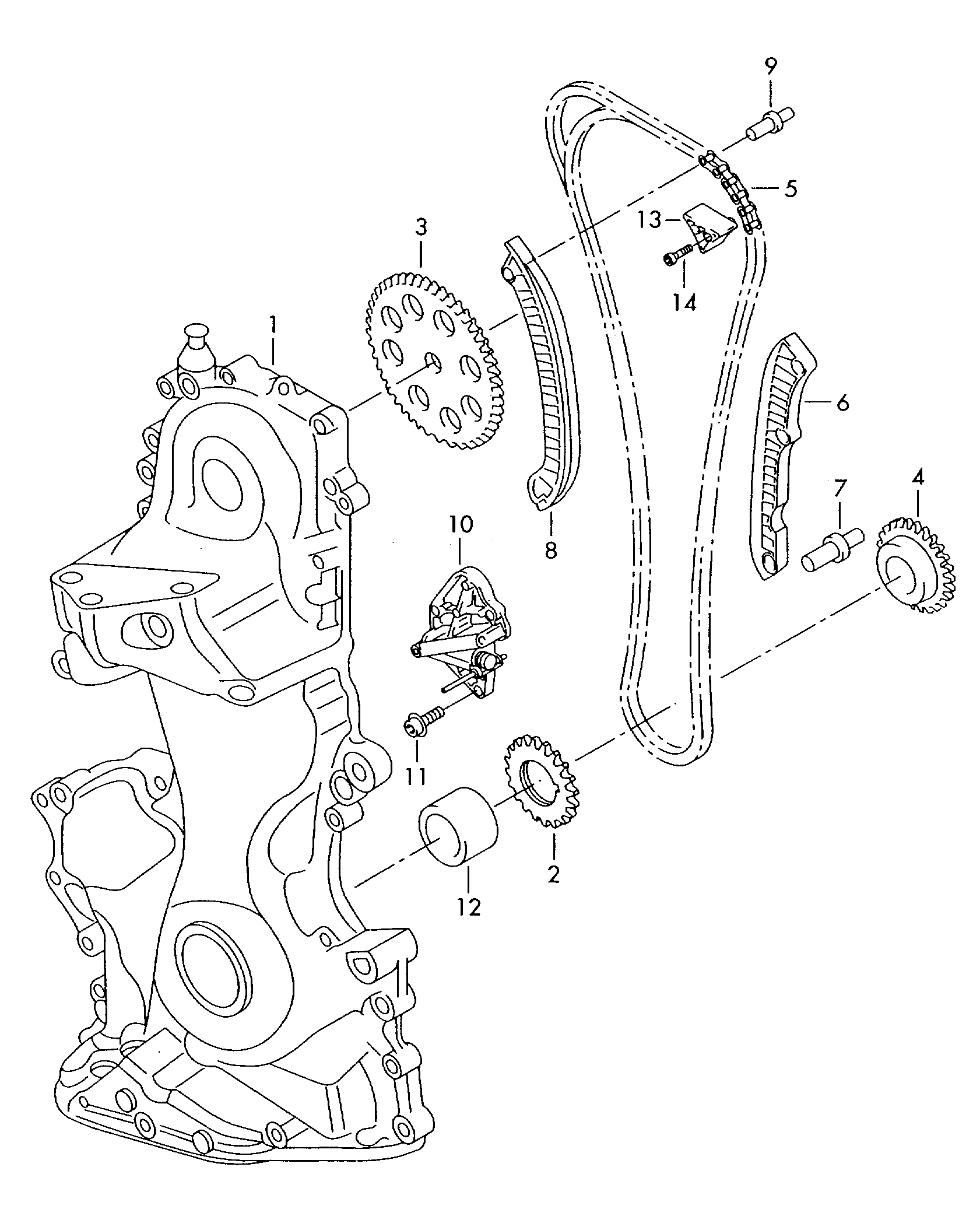 VAG 03C 109 158 A - Kit catena distribuzione www.autoricambi360.it