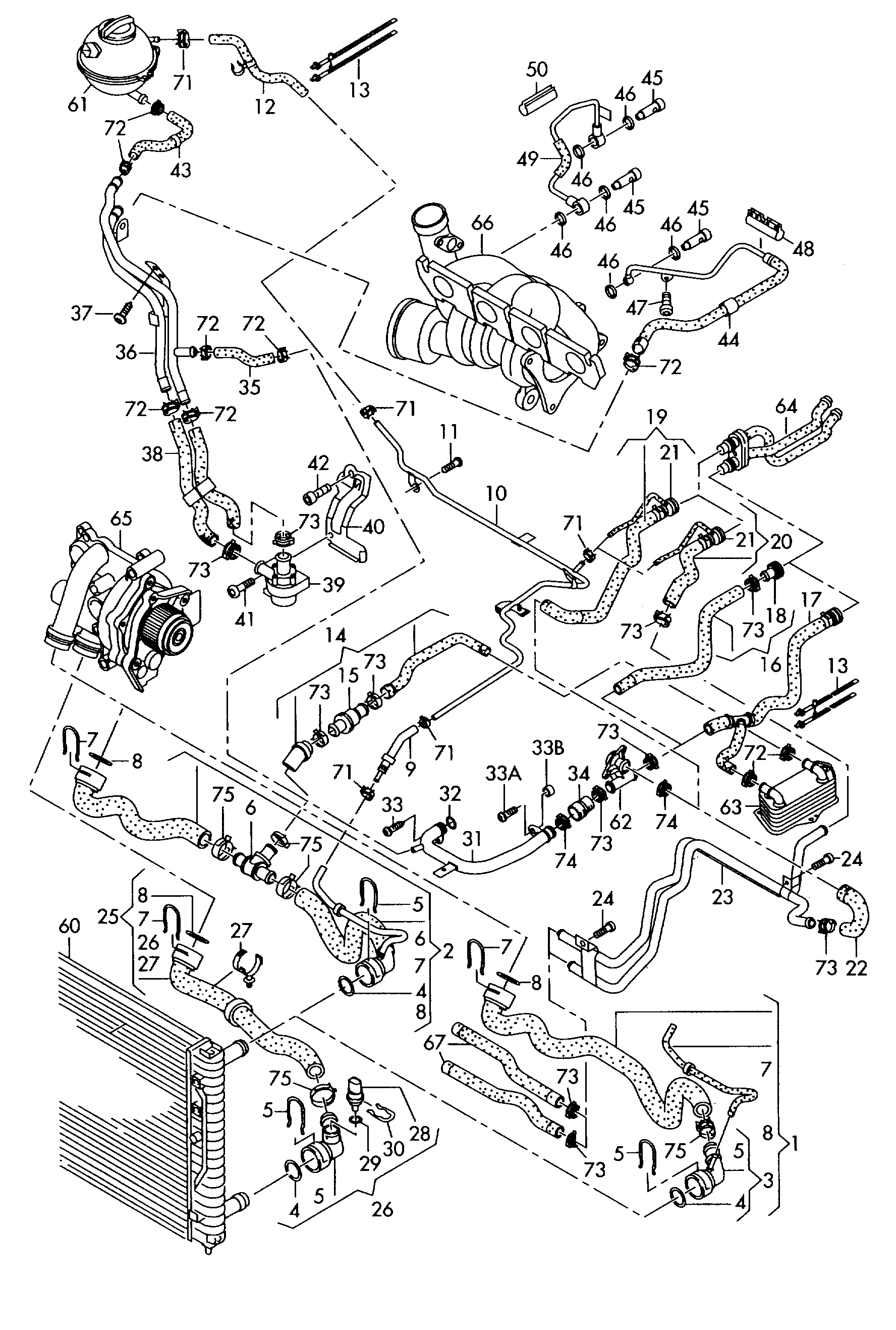 VAG 1K0121113A - Termostato, Refrigerante www.autoricambi360.it