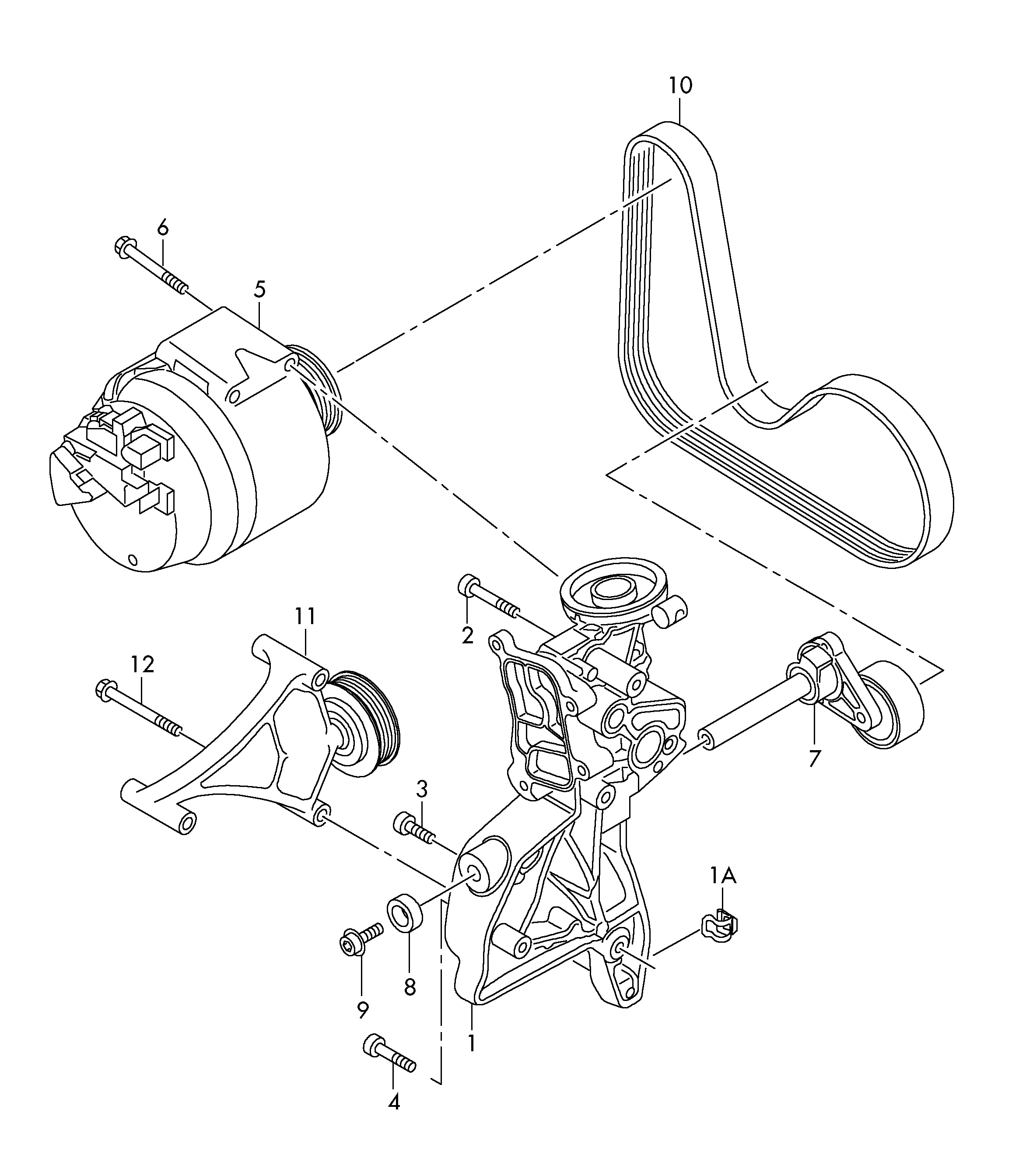 VAG 06J260849D - Kit Cinghie Poly-V www.autoricambi360.it