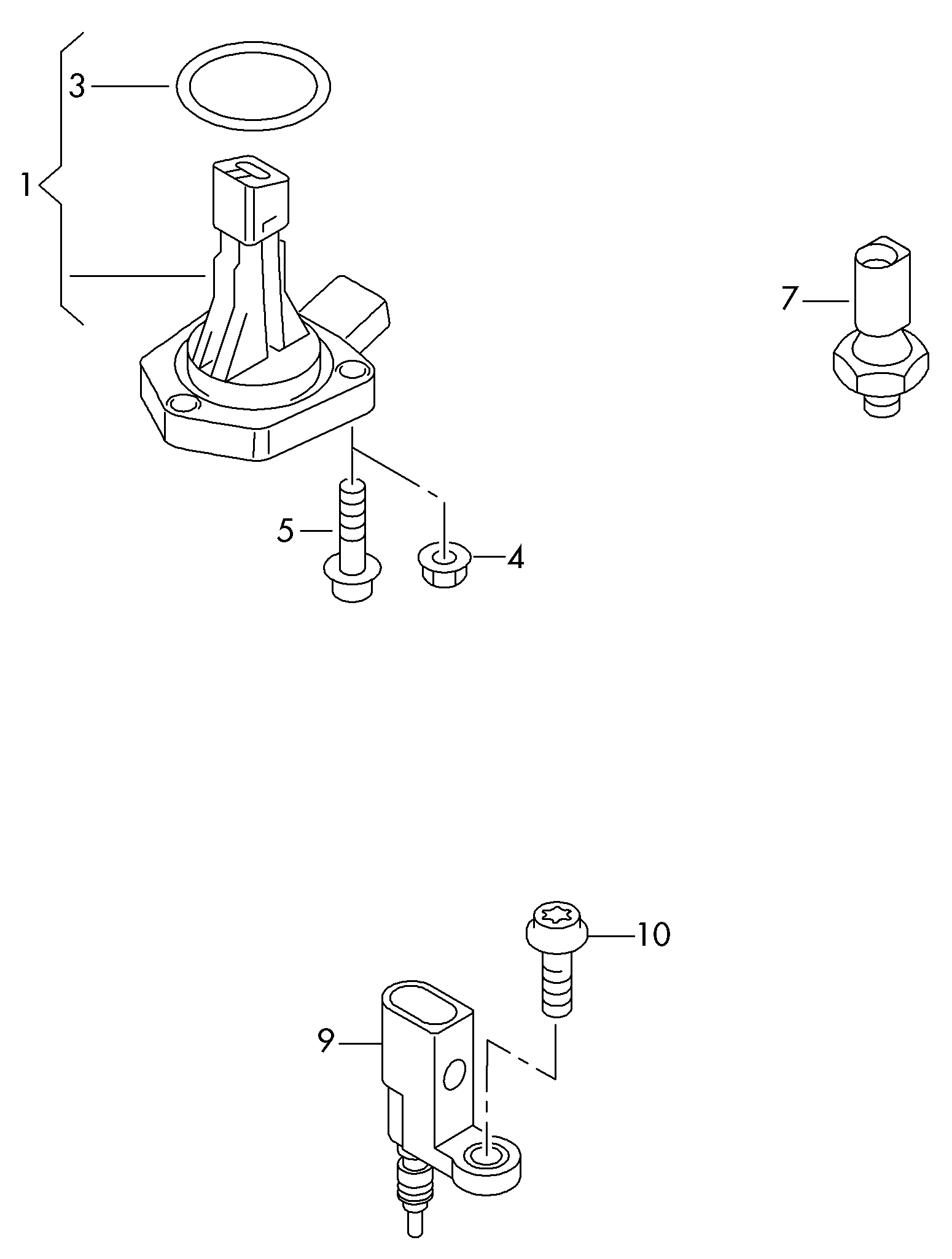 VAG 03F 919 501 B - Sensore, Temperatura refrigerante www.autoricambi360.it