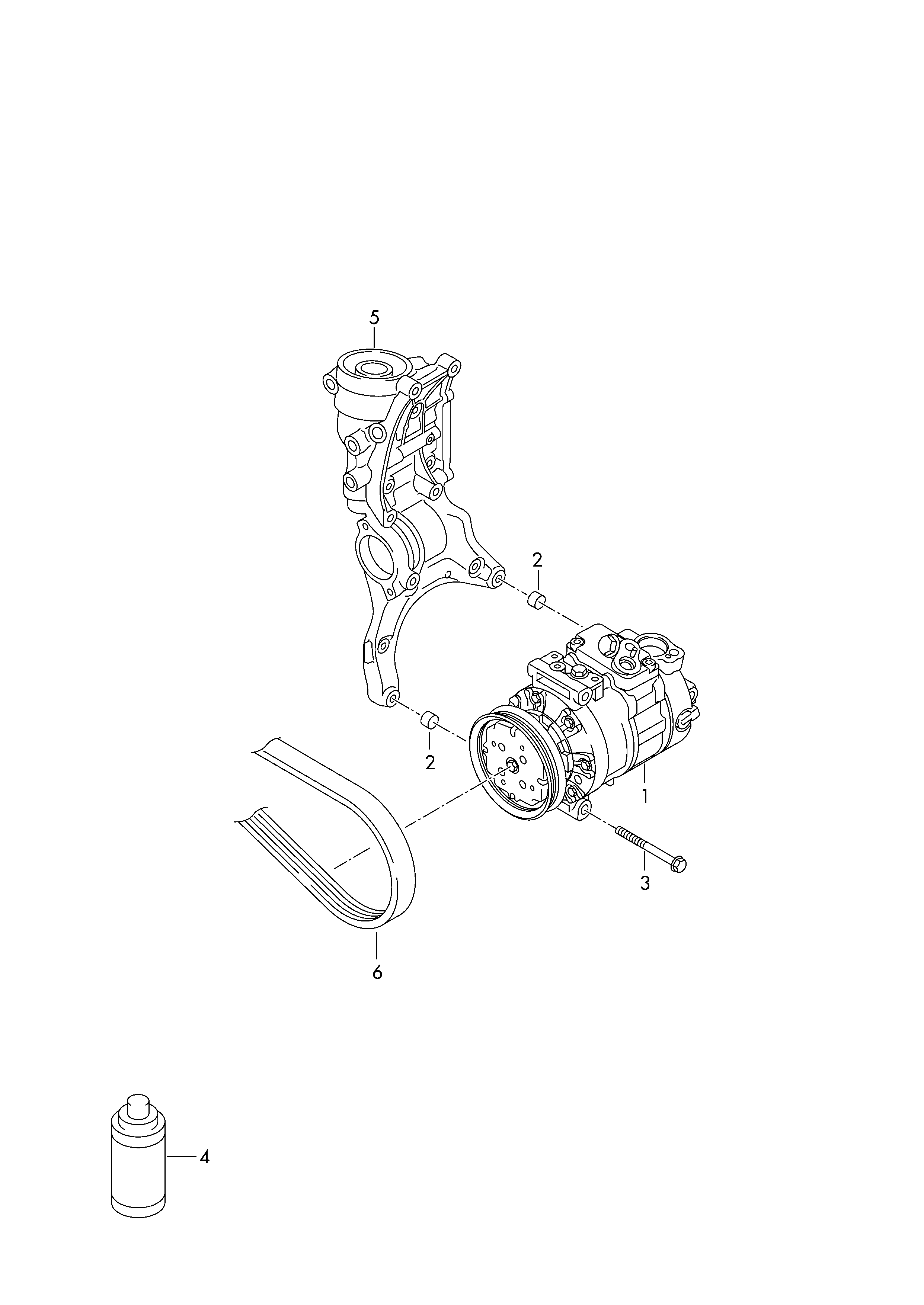VAG 5Q0820803J - Compressore, Climatizzatore www.autoricambi360.it