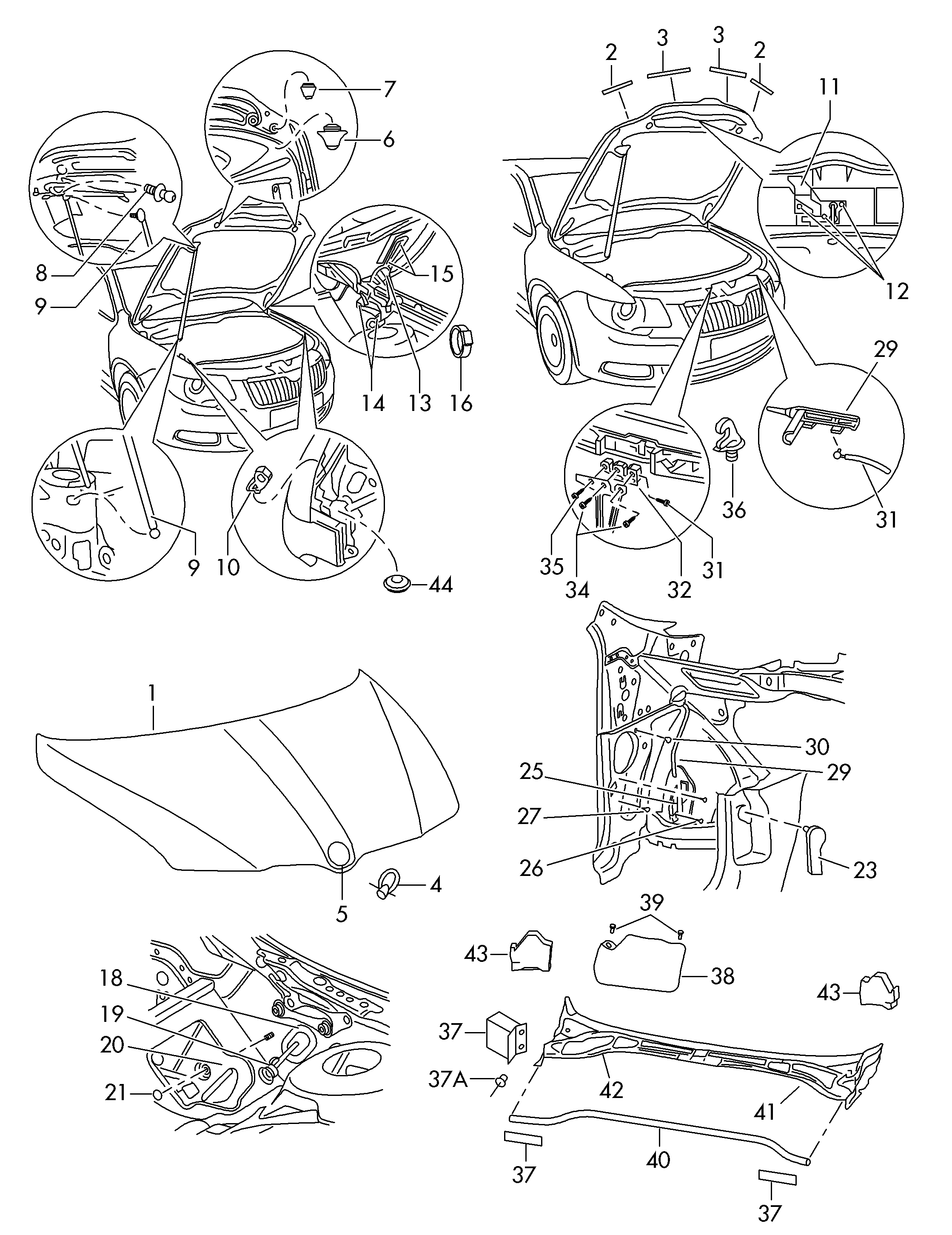 VEMA 51445 - Ammortizzatore pneumatico, Cofano motore www.autoricambi360.it
