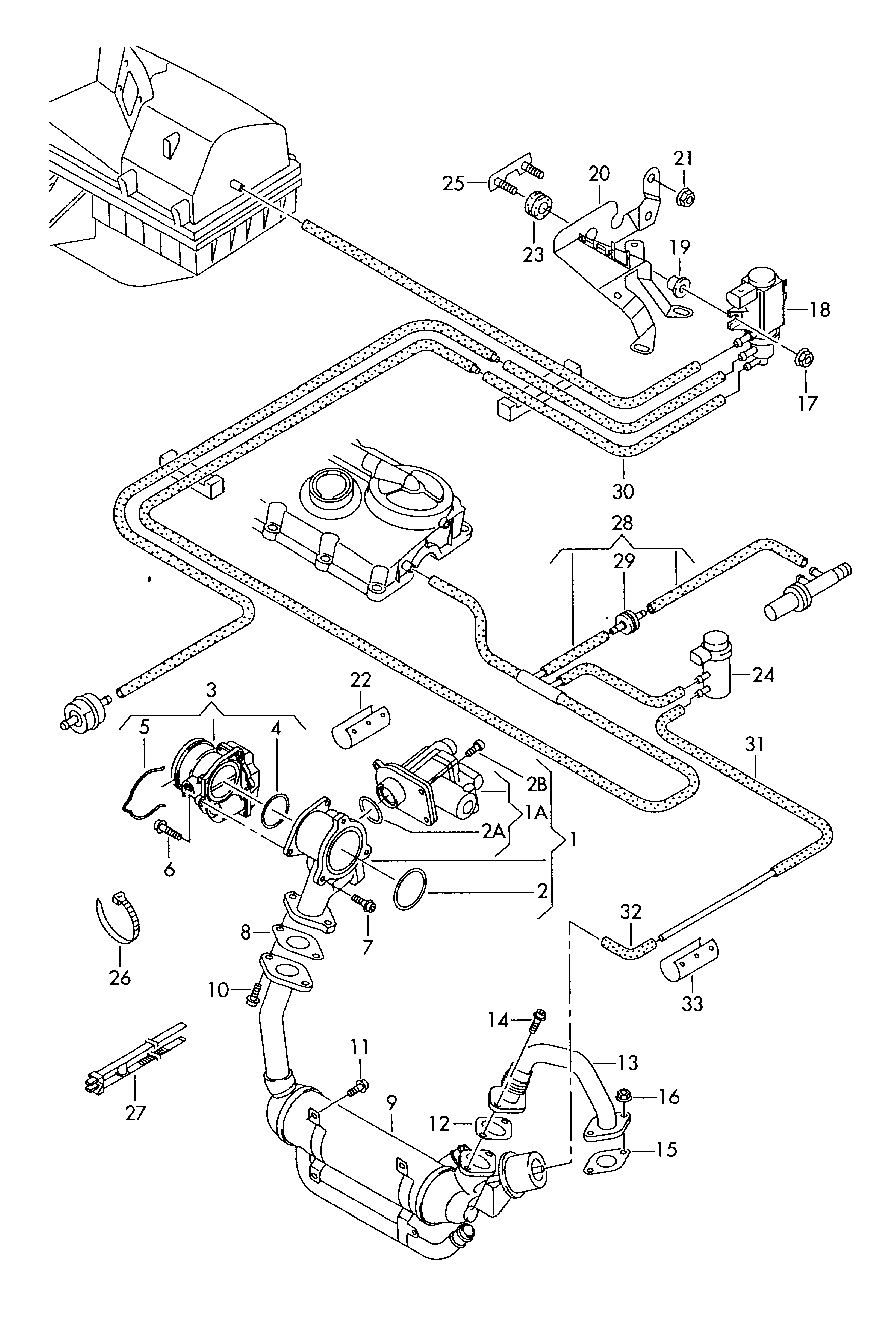 VAG 03G131502B - Valvola ricircolo gas scarico-EGR www.autoricambi360.it