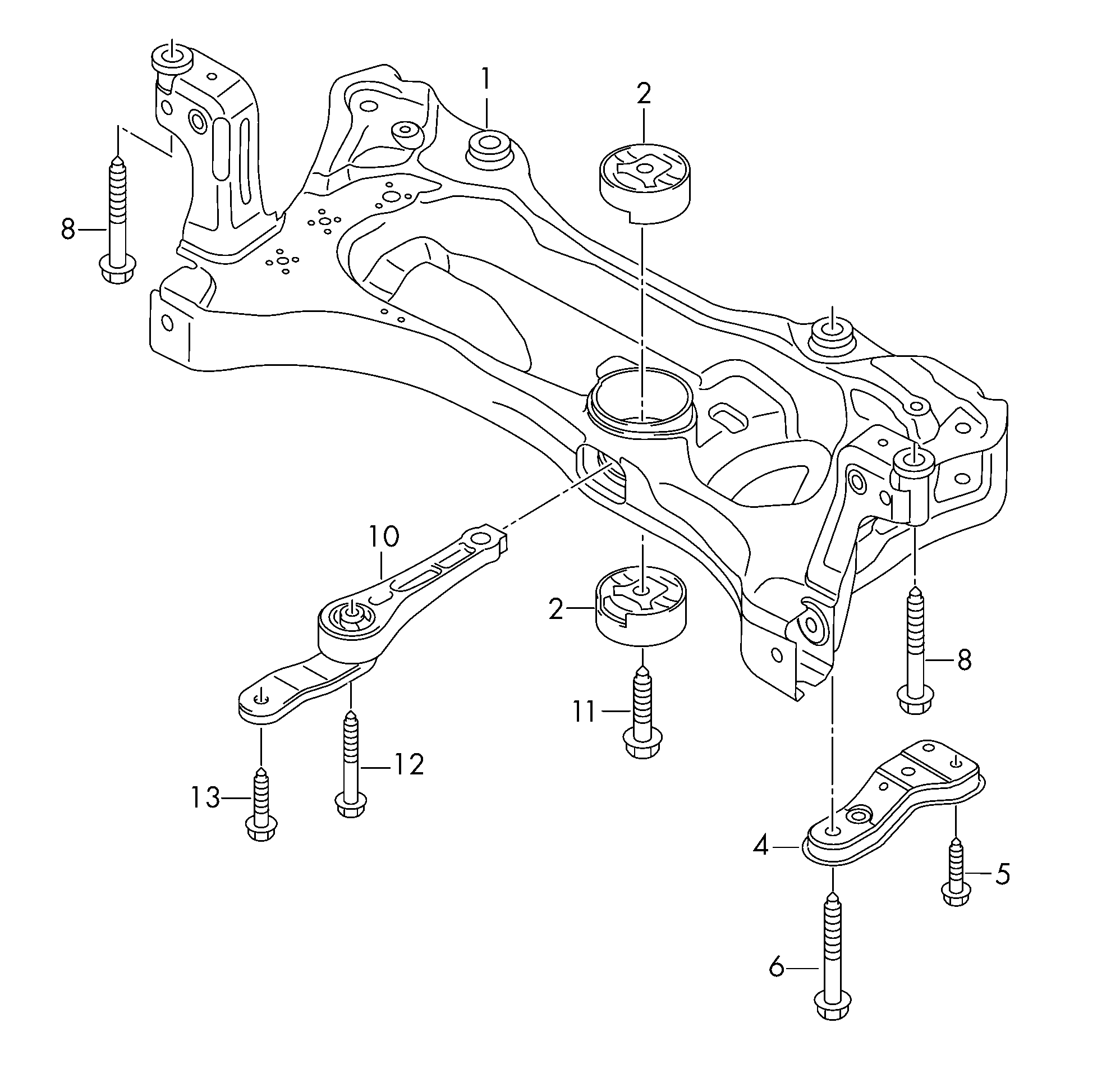 Sasic 2706457 - Supporto, Supporto assale www.autoricambi360.it