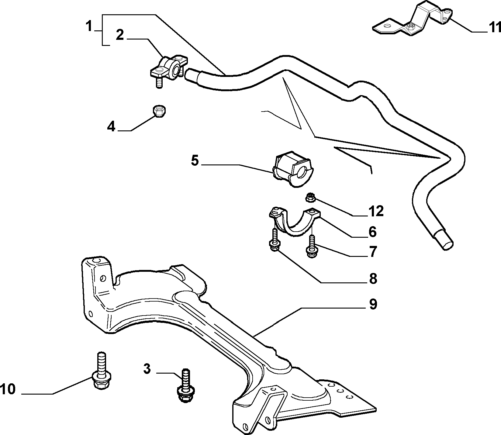 FCA 51744226 - Supporto, Barra accoppiamento stabilizzatore www.autoricambi360.it
