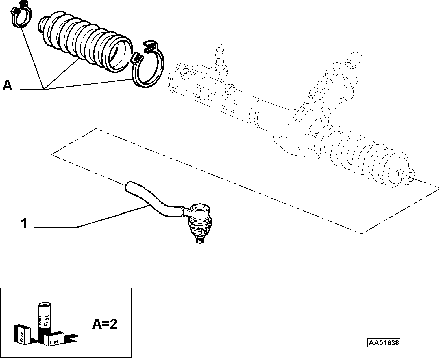 FCA 98845031 - Testa barra d'accoppiamento www.autoricambi360.it